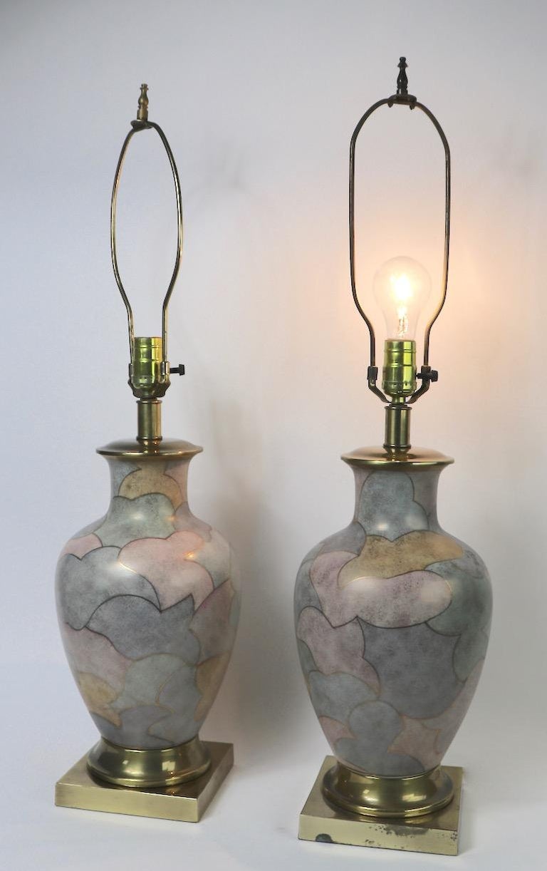 Pair of Lamps by Frederick Cooper For Sale 4