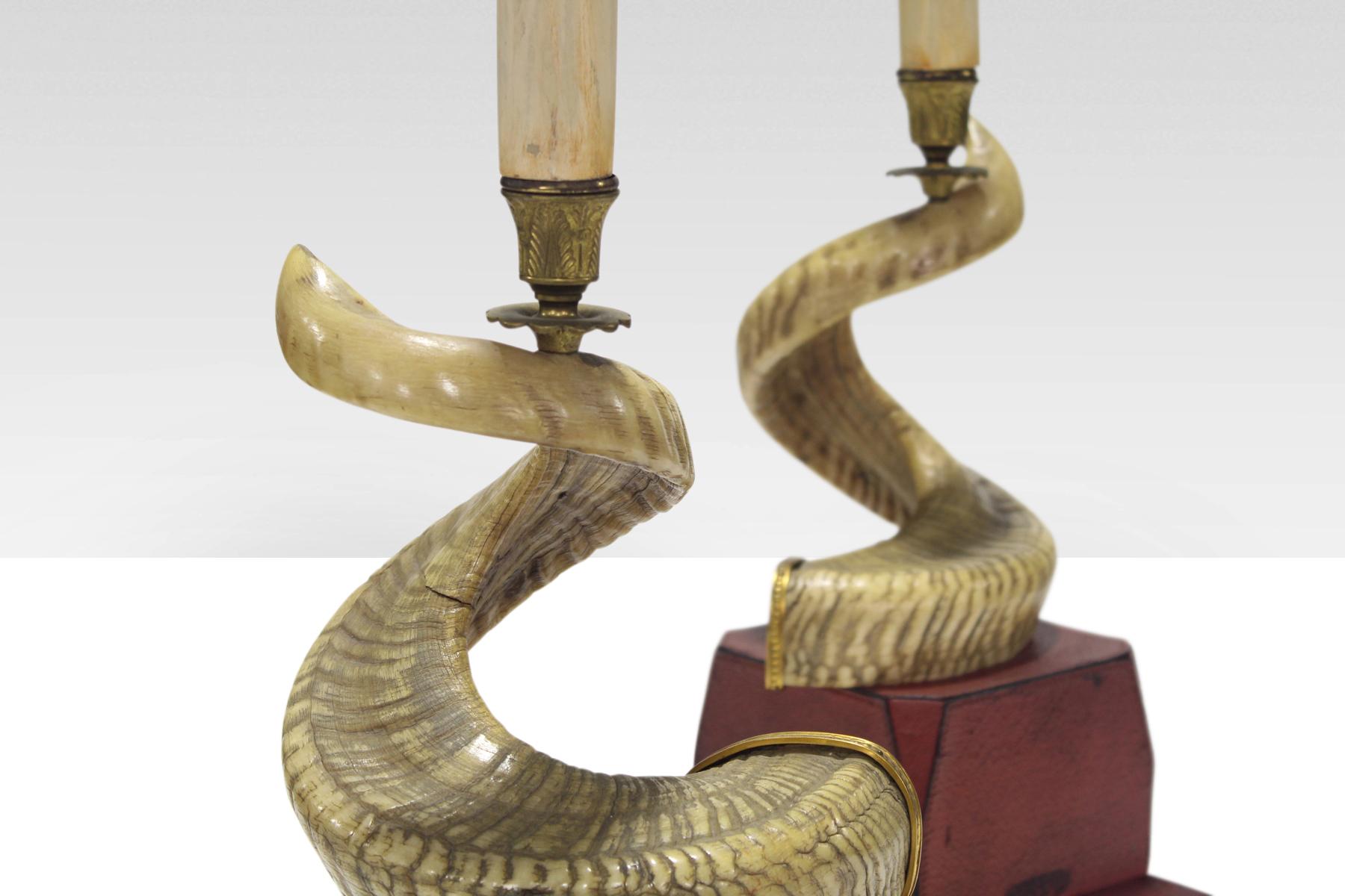 Italian Pair of Lamps by Gucci