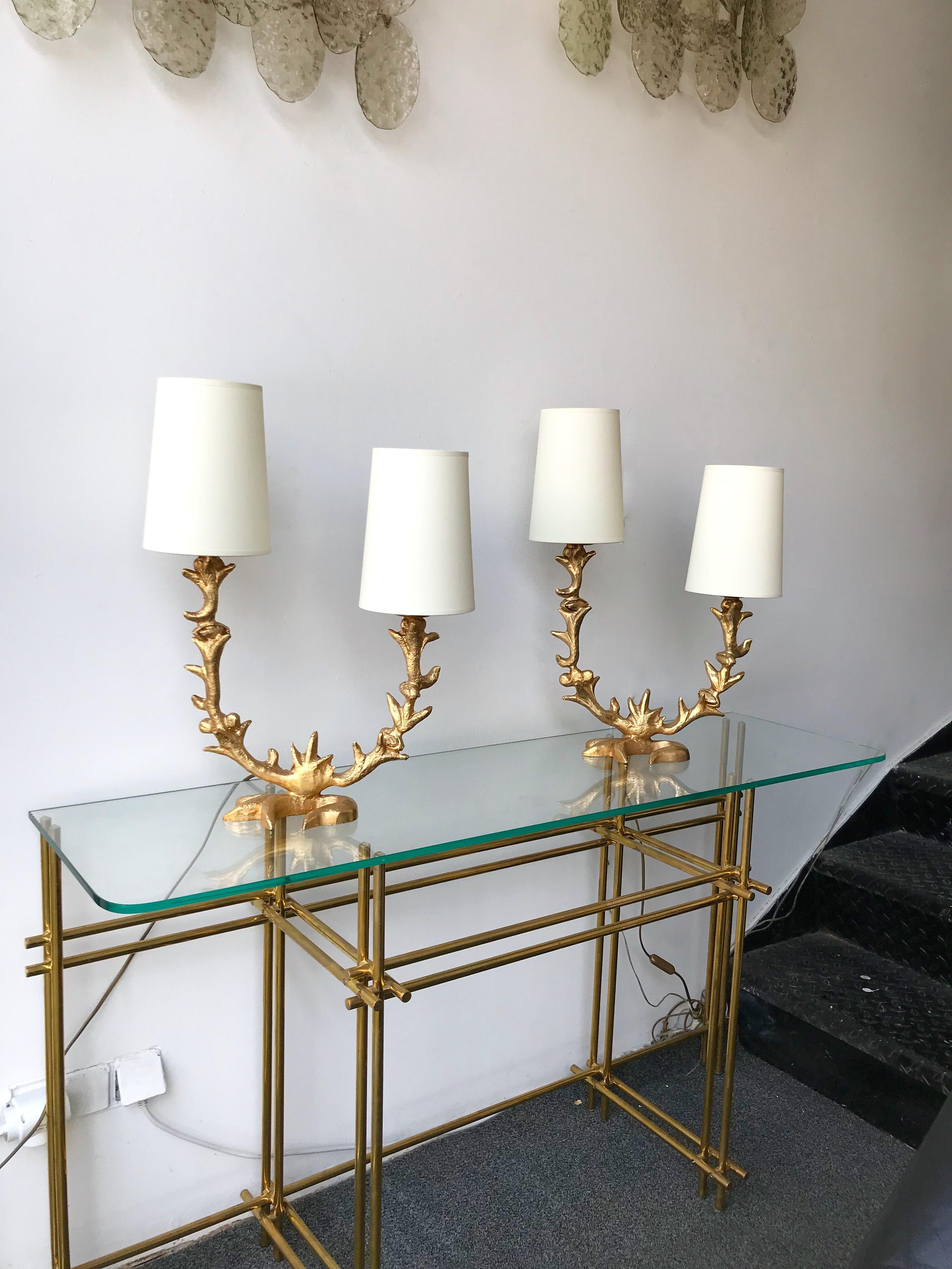 Late 20th Century Pair of Lamps by Mathias for Fondica, France, 1995