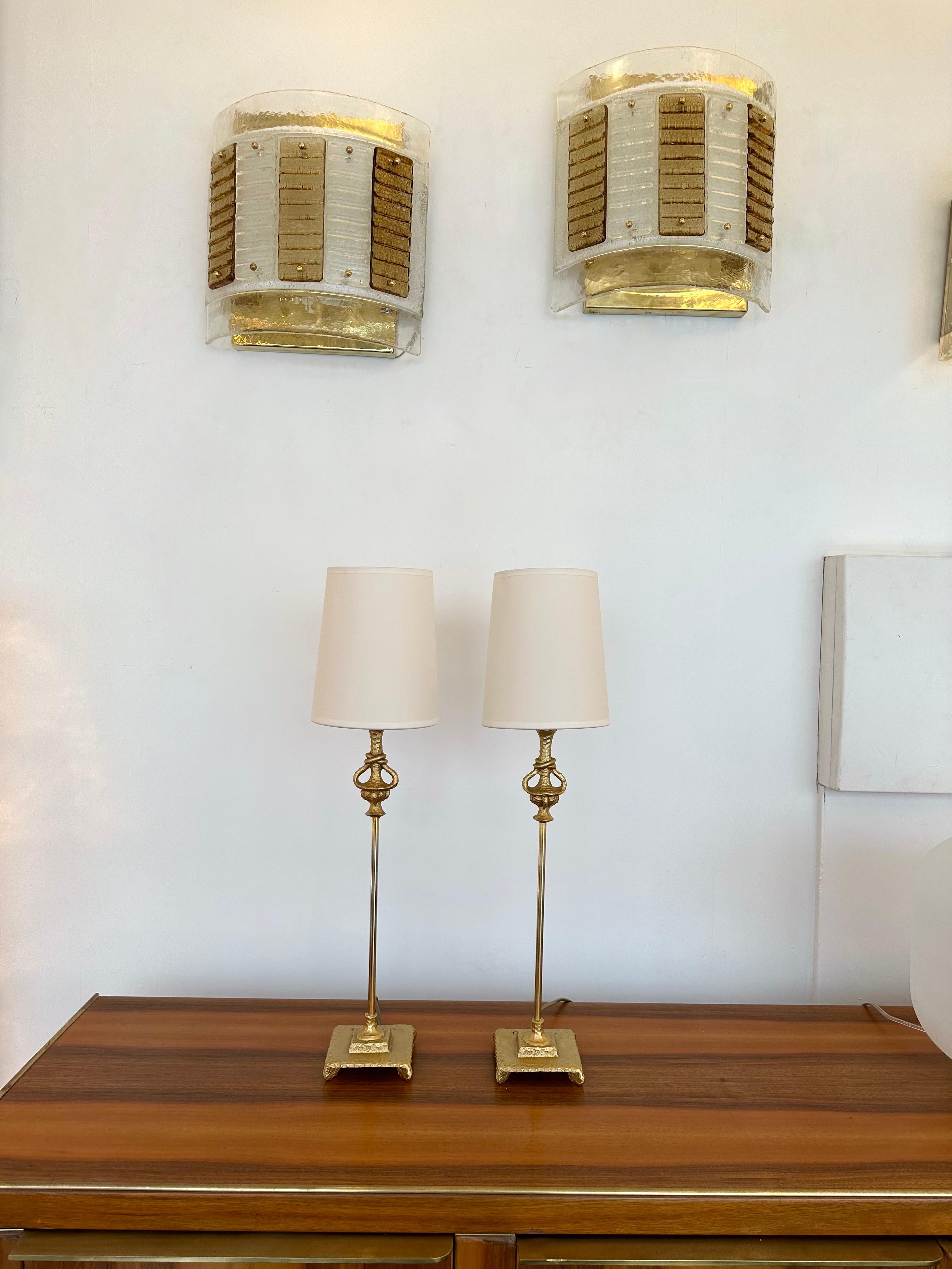 Pair of Lamps by Nicola Dewael for Fondica, France, 1990s For Sale 2