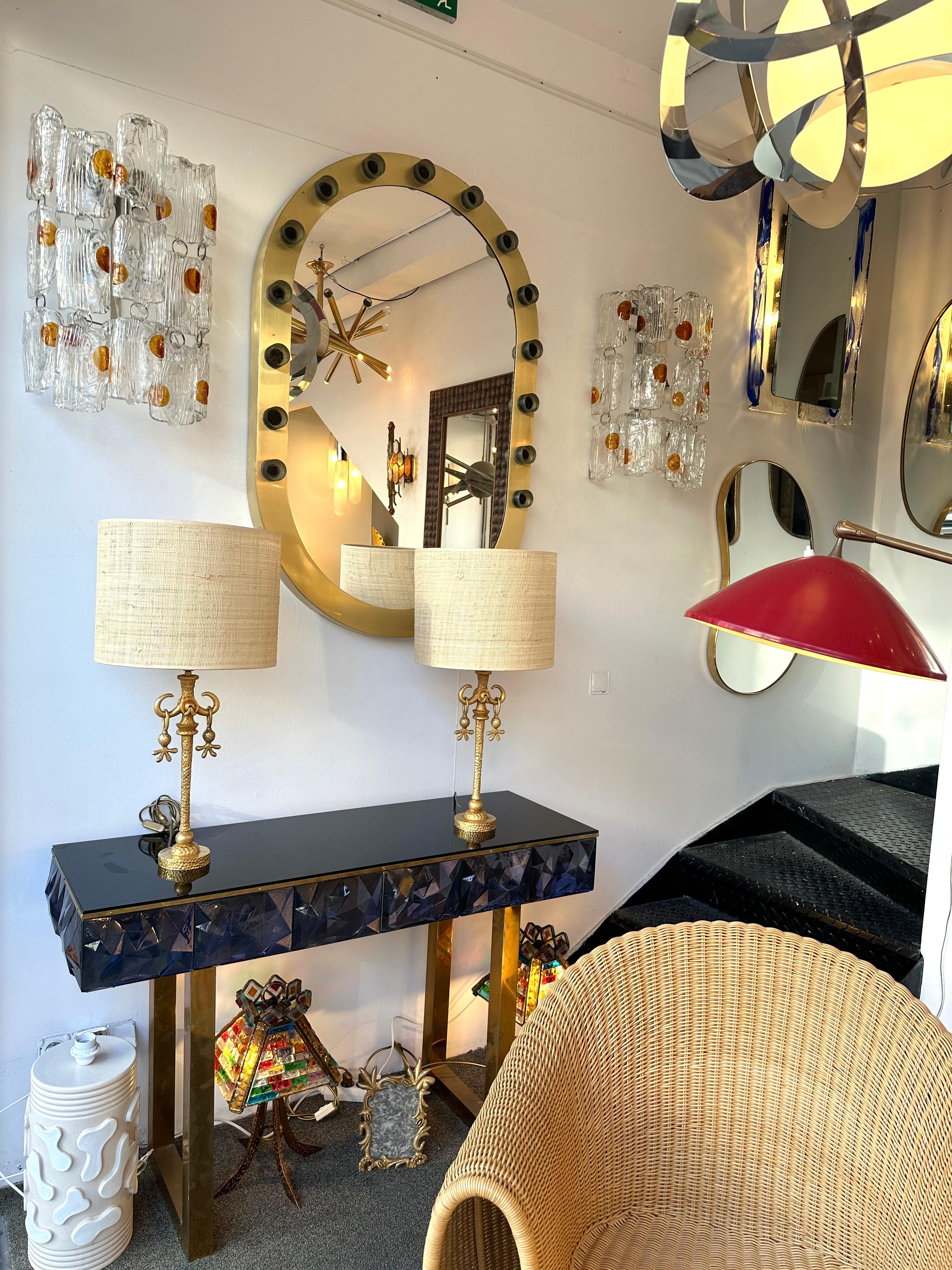 Pair of Lamps by Nicola Dewael for Fondica, France, 1990s In Good Condition For Sale In SAINT-OUEN, FR