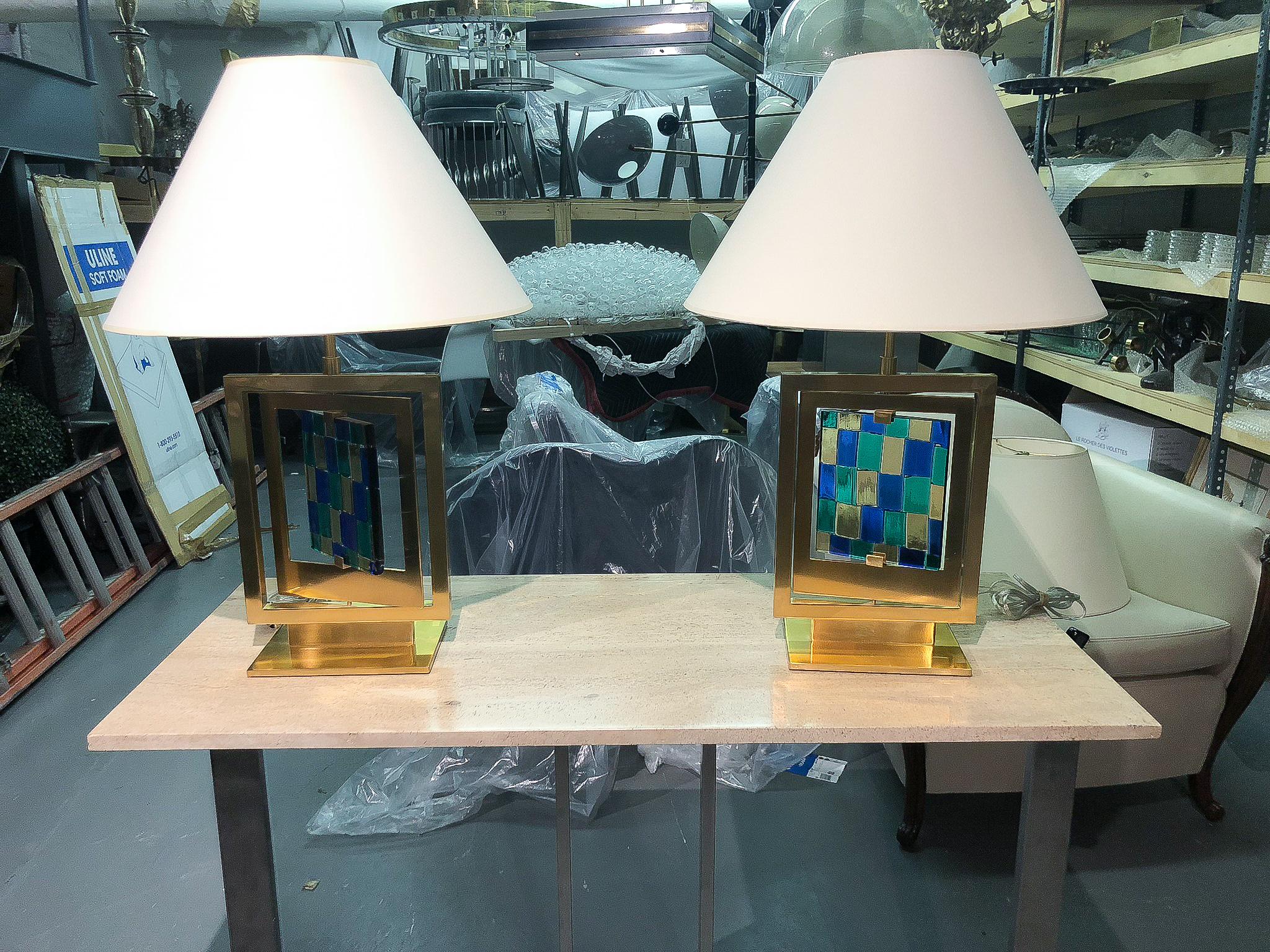 Contemporary Pair of Lamps by Roberto Rida, Italy, 2016 For Sale