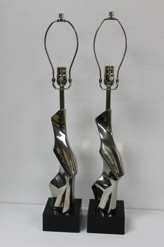 Pair of Lamps by Richard Barr for the Laurel Lighting Co.