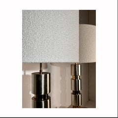 Paire de lampes dans le style de Willy Rizzo, Italie, années 1970