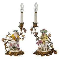 Pair of Lamps, End of 19th Century