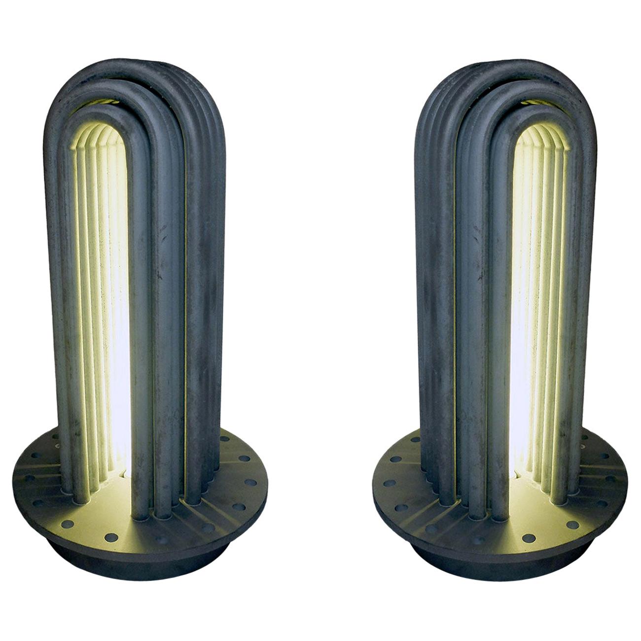 Paire de lampes en vente