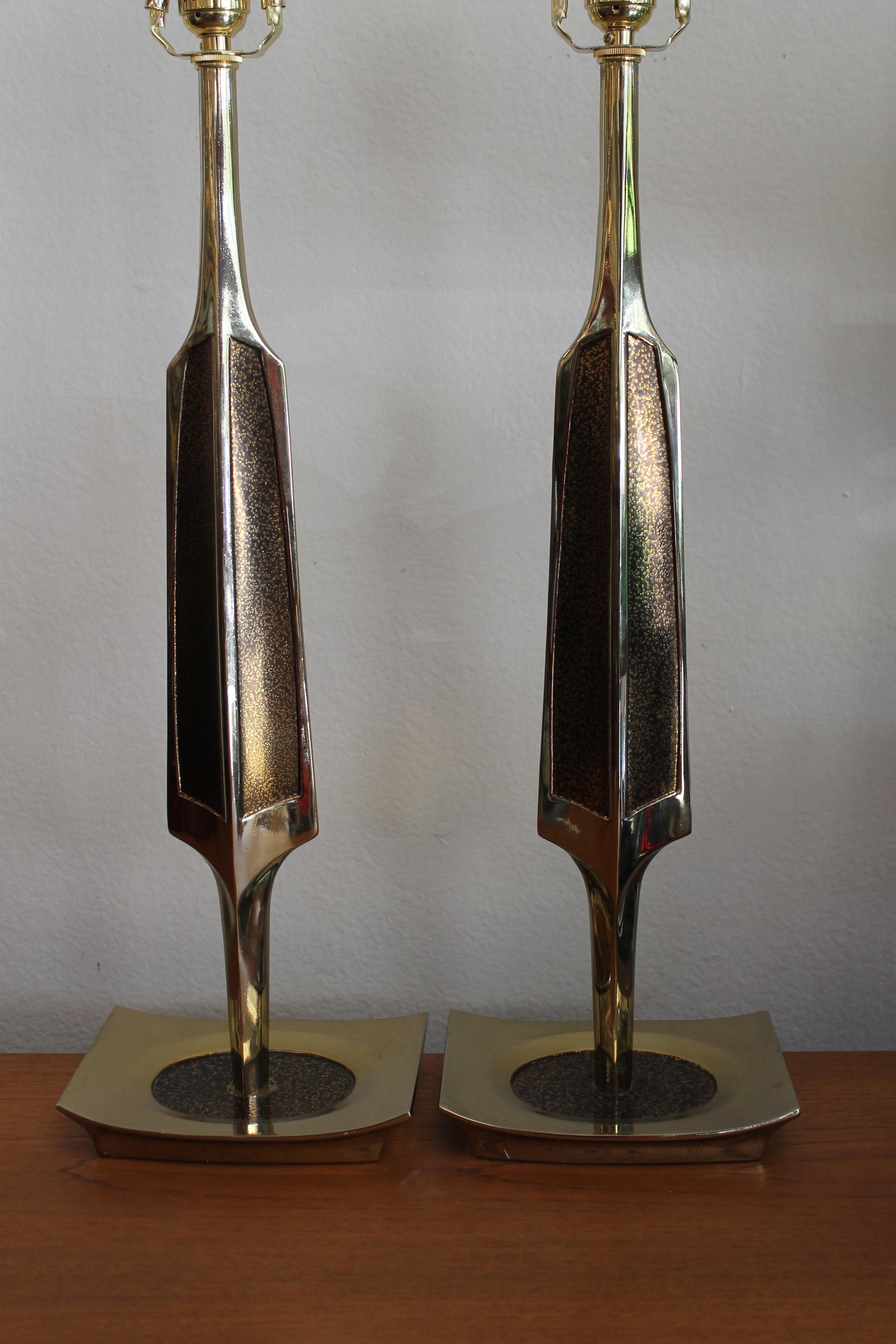 Mid-Century Modern Pair of Lamps for the Laurel Lamp Co.