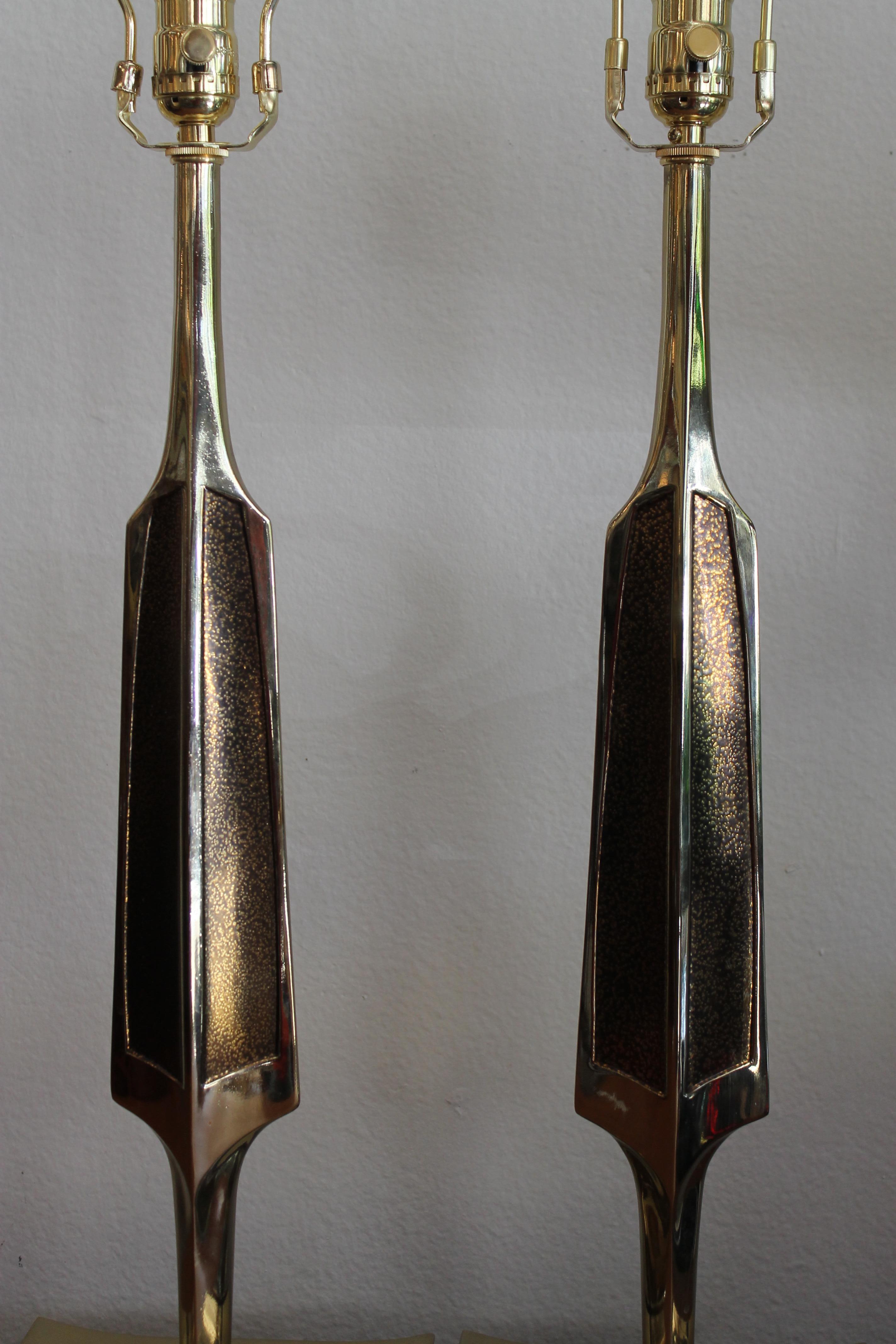 Mid-20th Century Pair of Lamps for the Laurel Lamp Co.