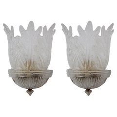 Pair Of Lamps From Barovier And Toso, Italy 70s