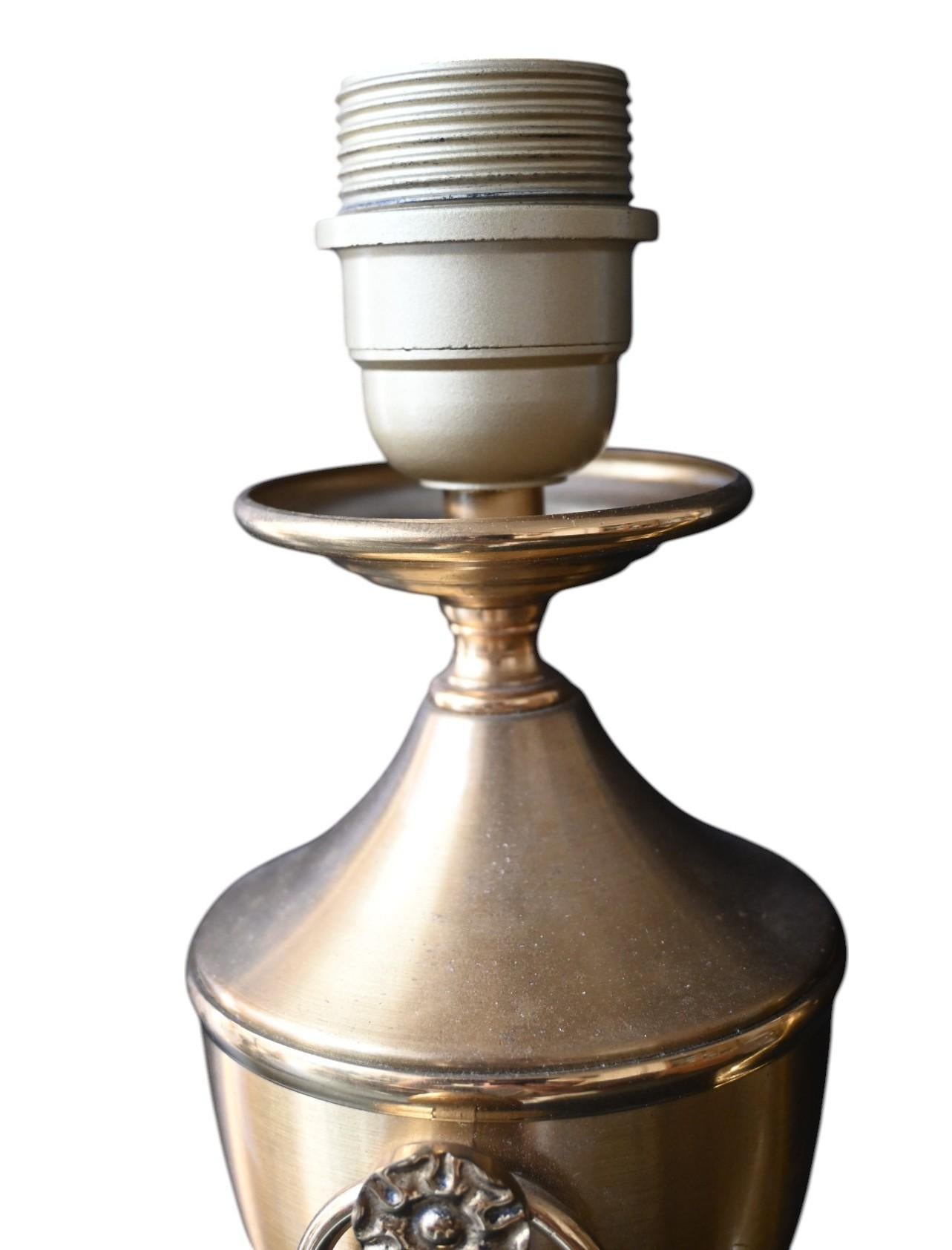 Brass Pair Of Lamps, Hollywood Regency, Mid-20th Century For Sale