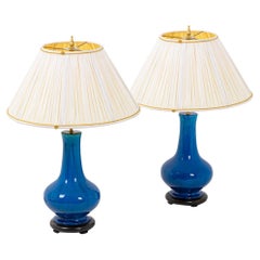 Pair of Lamps in Ceramics, 1970s