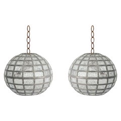 Pair of Lamps in Sphere Shape by Feders