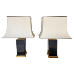 Pair of lamps by Jean Claude Mahey
