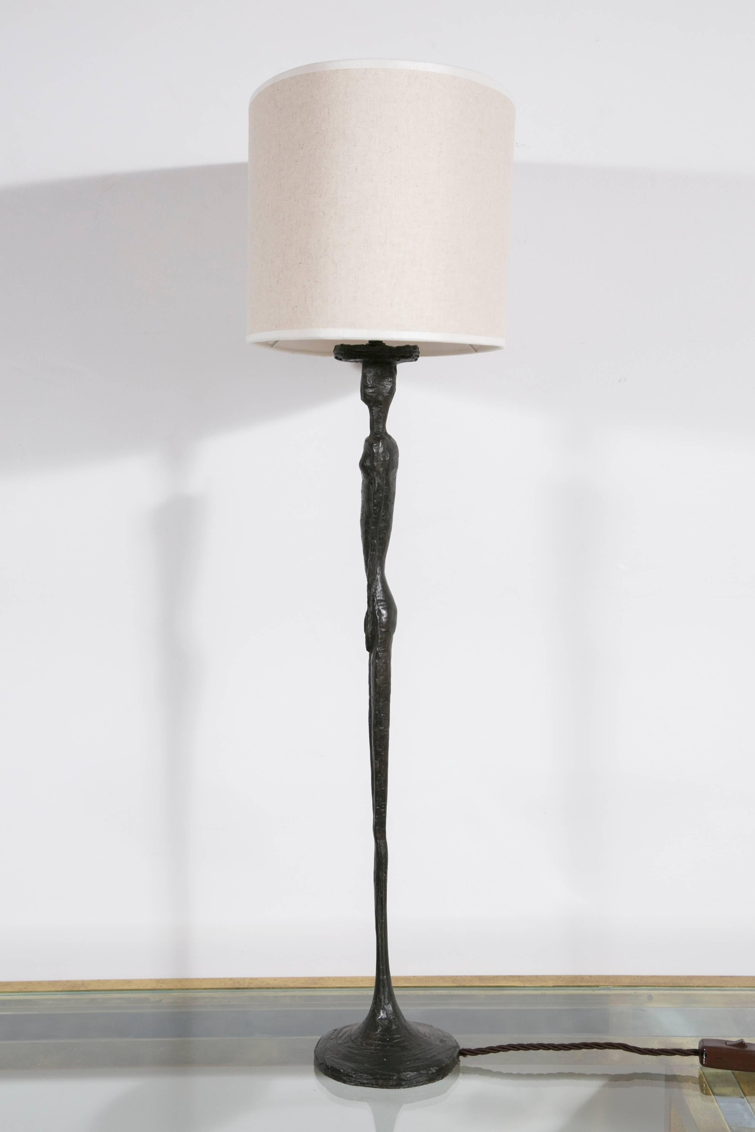 English Pair of Lamps Inspired by Alfredo Giacometti