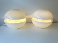 Pair of Lamps LT230 Murano Glass by Carlo Nason for Mazzega, Italy, 1970s