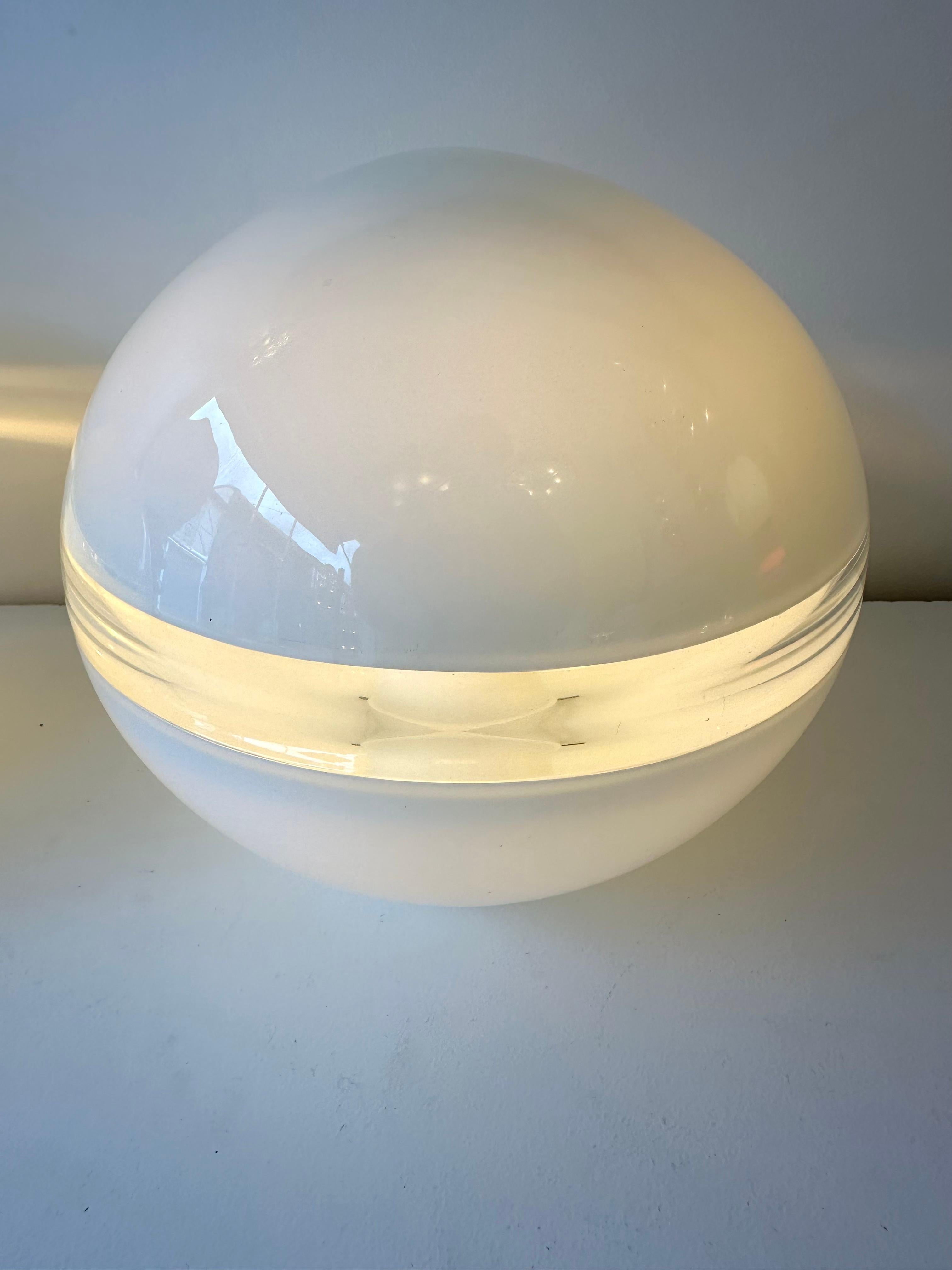 Italian Pair of Lamps LT230 Murano Glass by Carlo Nason for Mazzega, Italy, 1970s For Sale