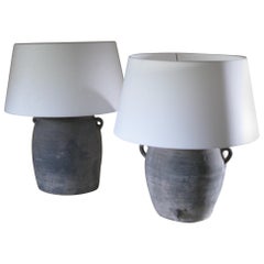 Pair of Lamps, Marriage of Lamps, Pair of Old Clay Pots