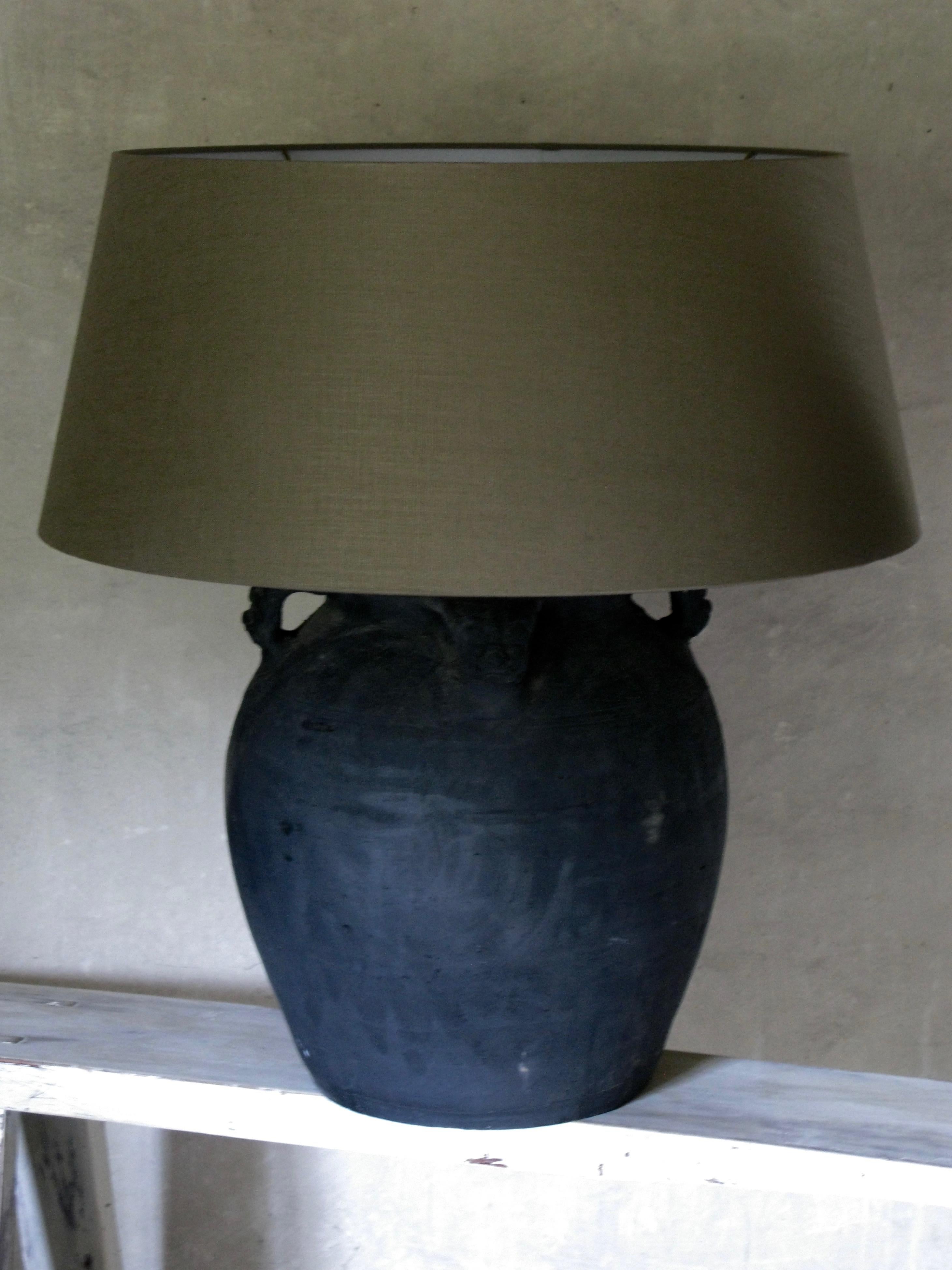 clay pot table lamps