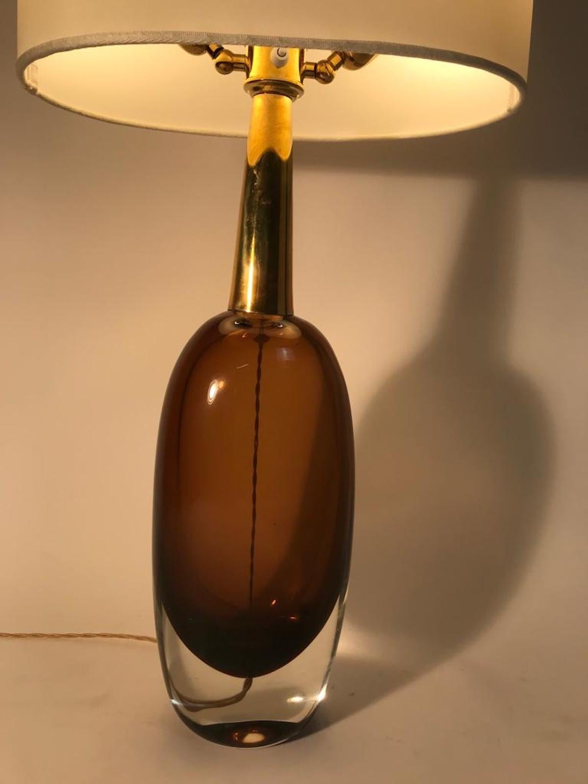 Mid-20th Century Pair of lamps Seguso Venezia 1950s For Sale