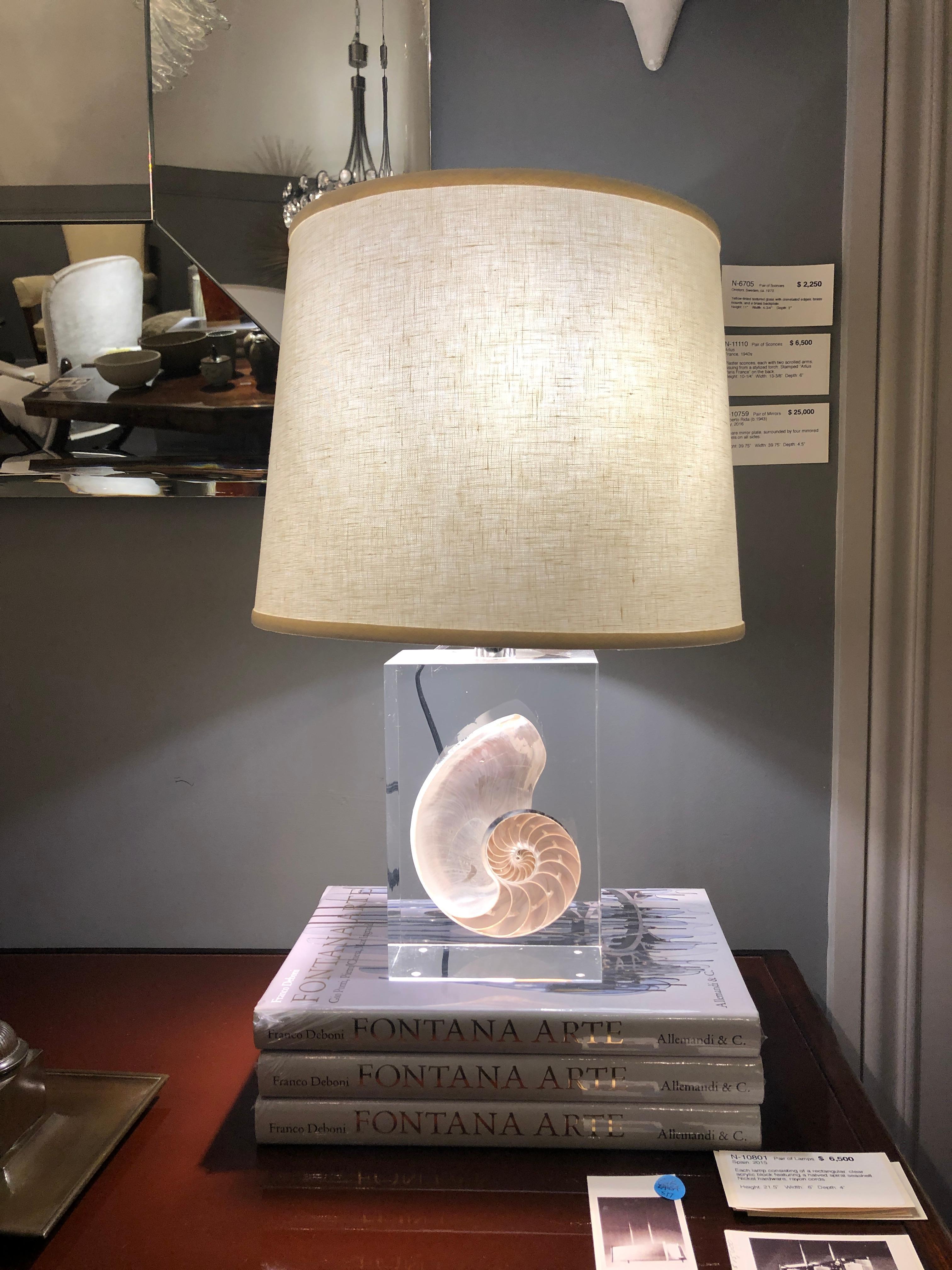 Contemporary Pair of Lamps, Spain, 2015 For Sale