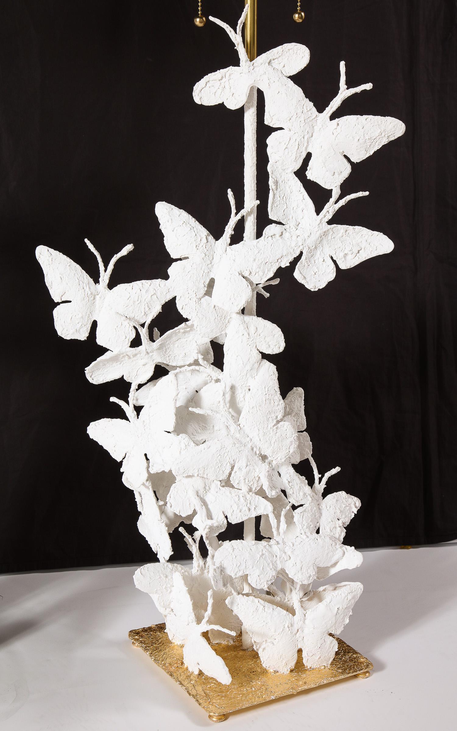 Pair of Lamps with Butterflies 7
