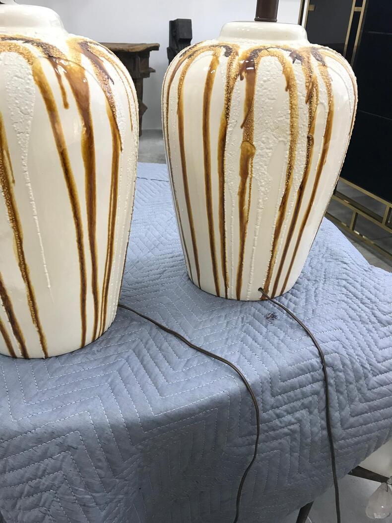 Pair of Lamps, 1970s In Good Condition For Sale In Miami, FL