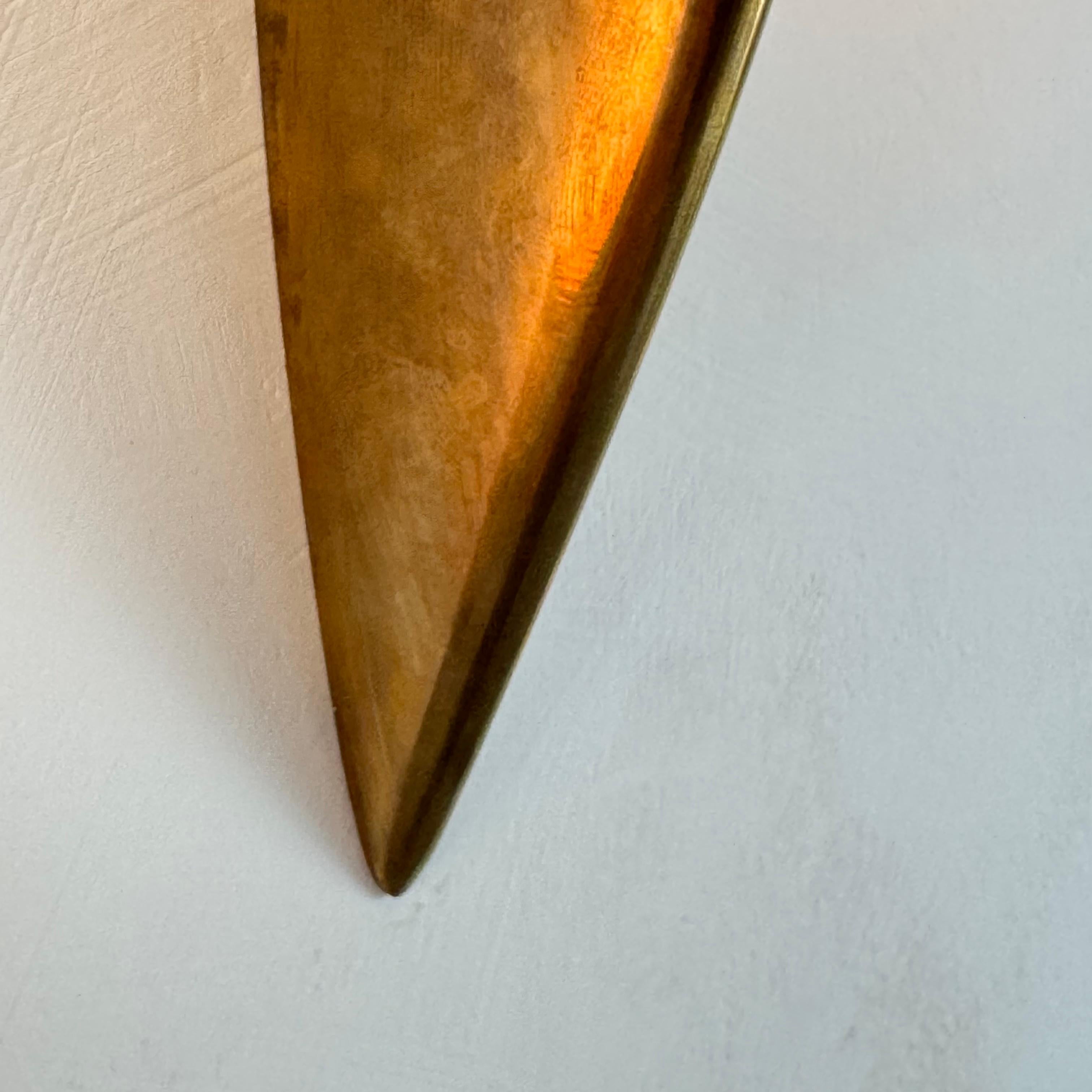 Laiton Paire d'appliques murales 