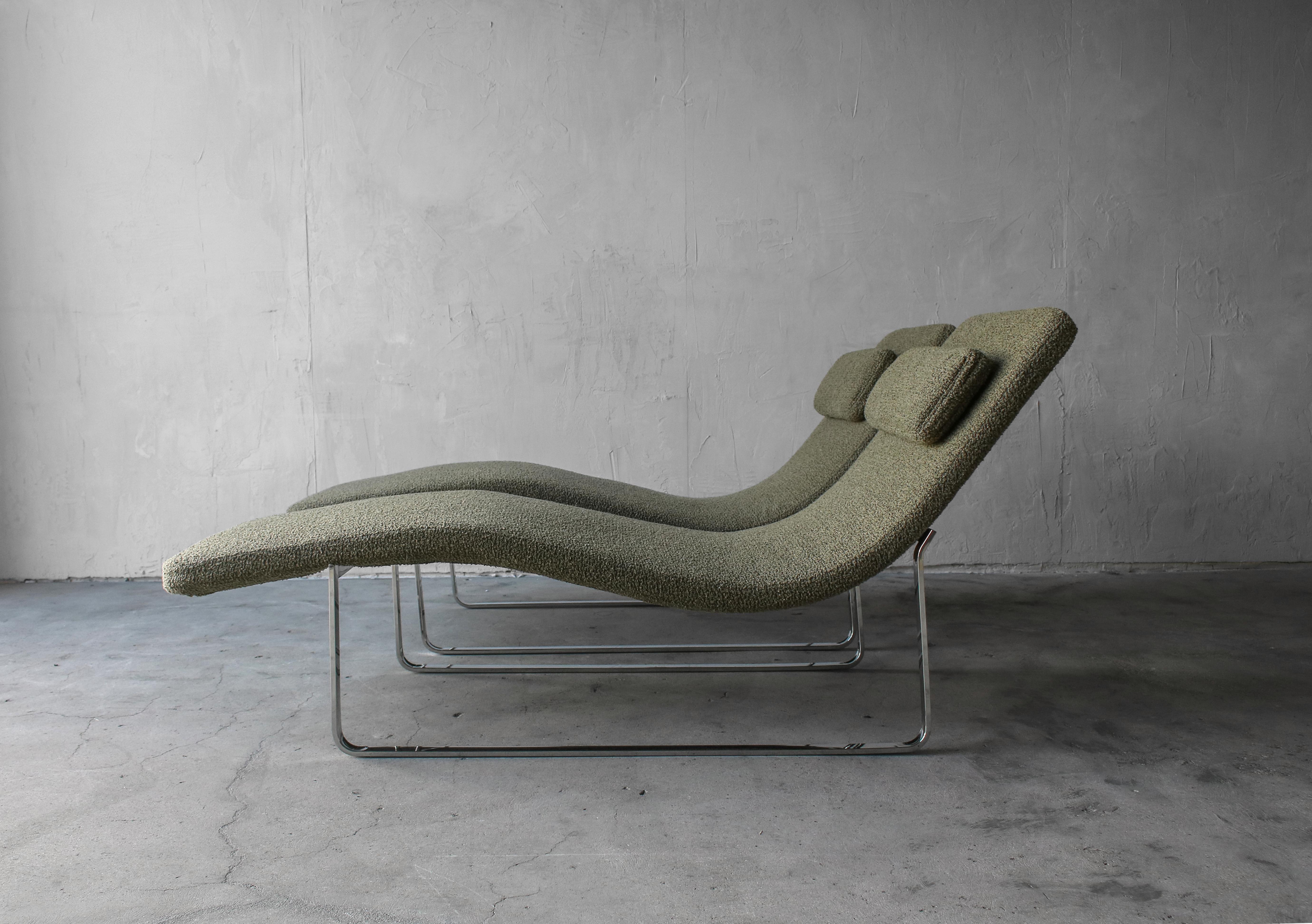 20th Century Pair of Landscape Chaise Lounges by B & B Italia