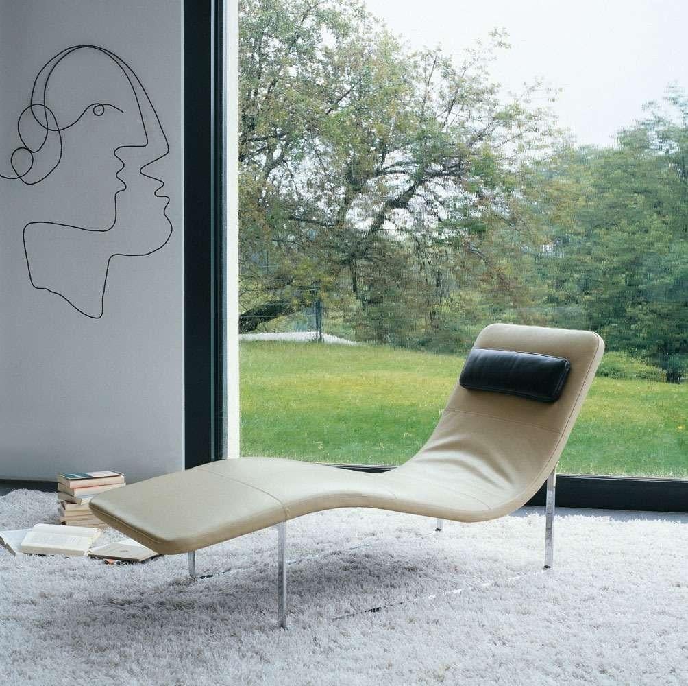 Modern Pair of Landscape Chaise Lounges by B & B Italia