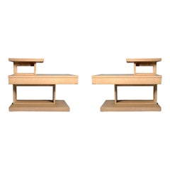 Pair of Lane Architectural End Tables