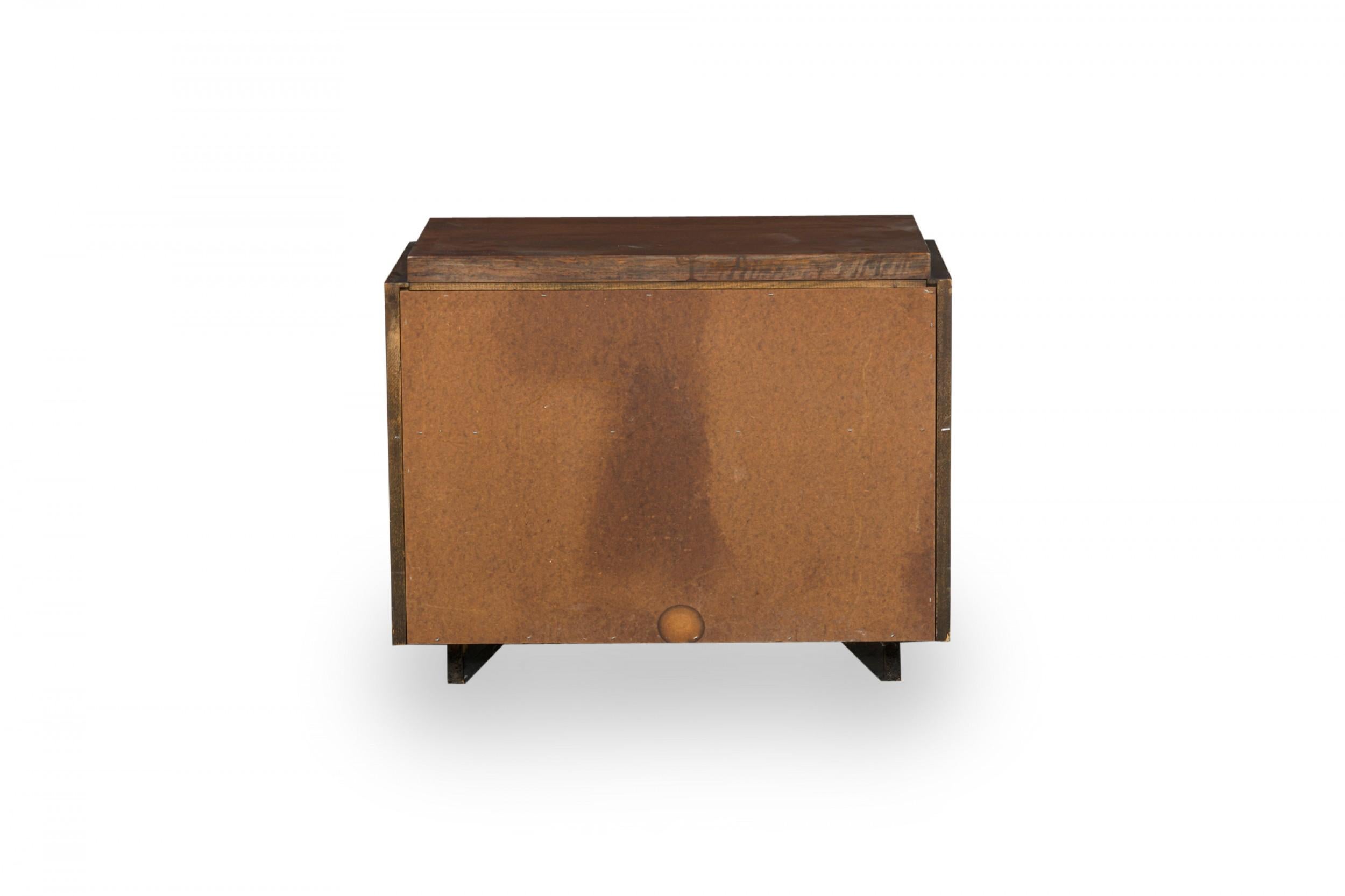 20th Century Pair of Lane Furniture Modern Mahogany 