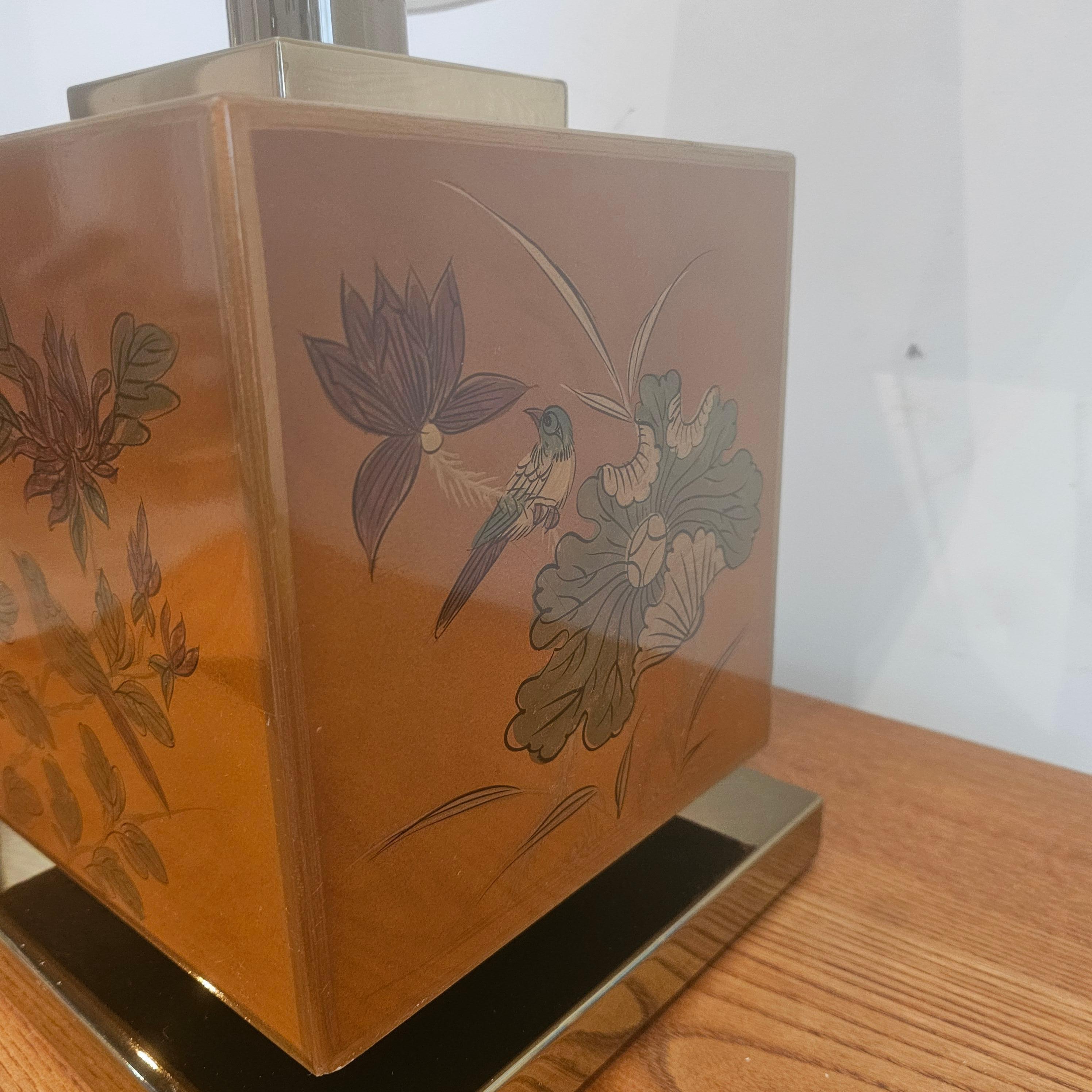 Pareja de Lámparas Laqueadas Estilo Chinoiserie Años 70, Francia en venta 1