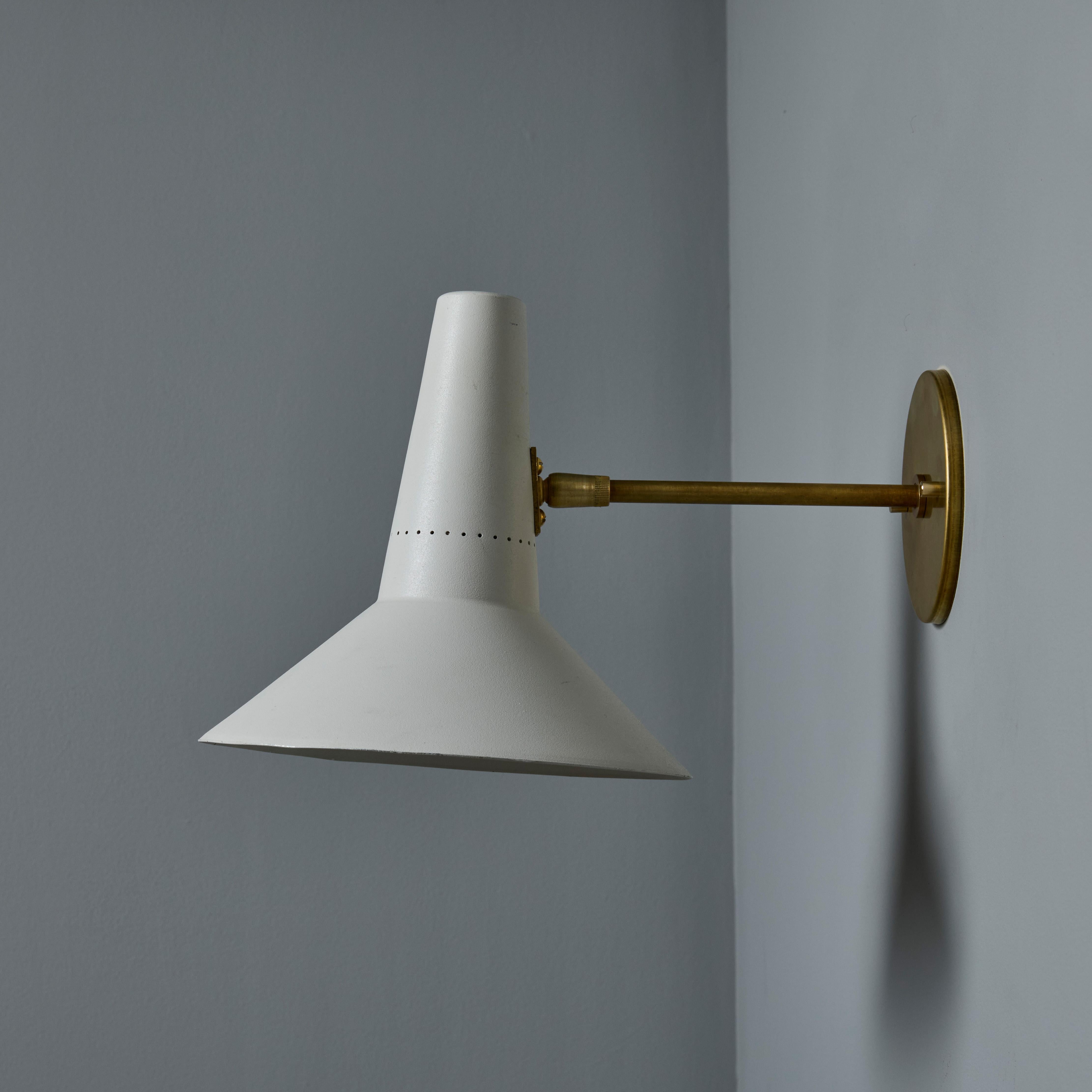 Pair of Large 1950s Giuseppe Ostuni Articulating Arm Sconces for O-Luce For Sale 5
