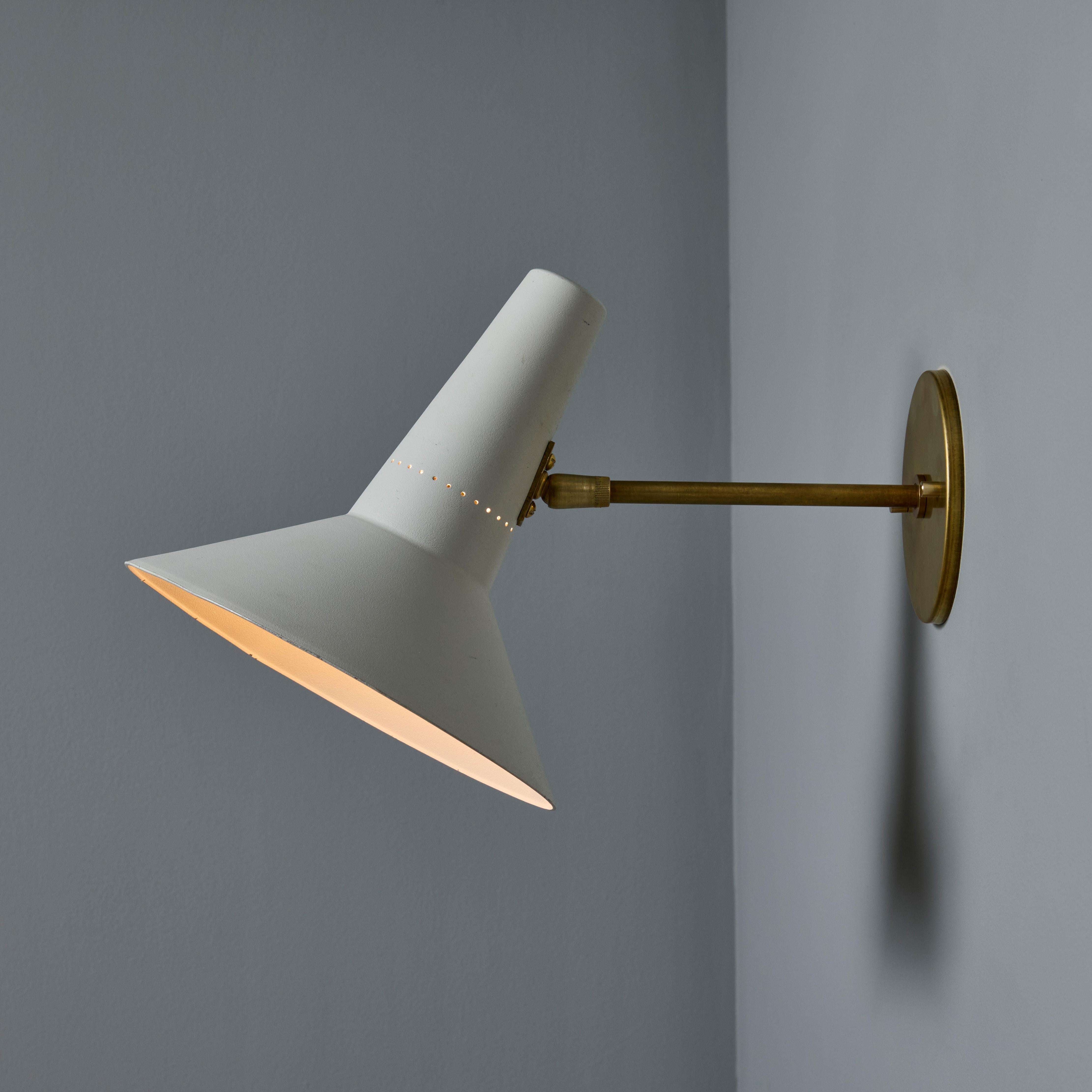 Pair of Large 1950s Giuseppe Ostuni Articulating Arm Sconces for O-Luce For Sale 6