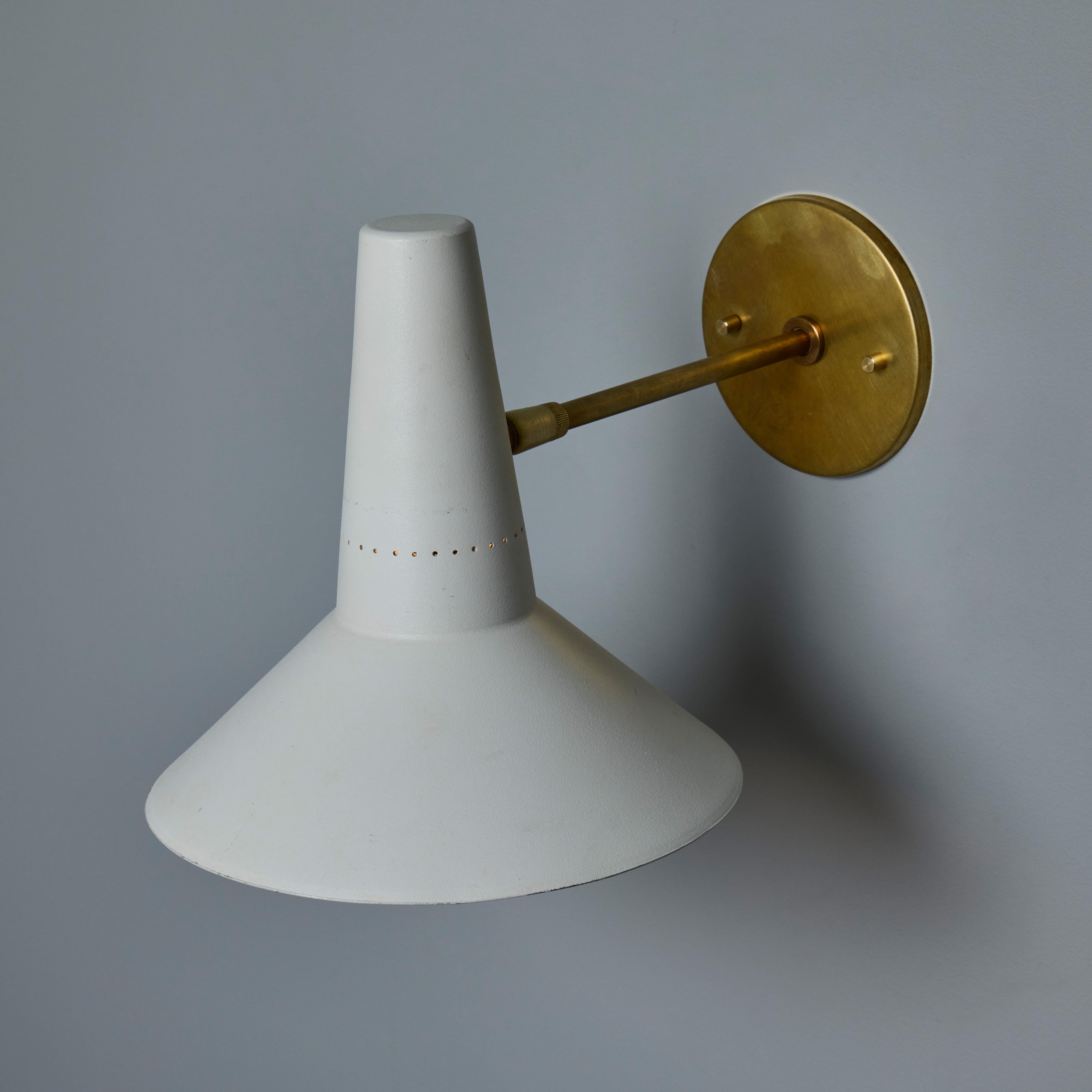 Pair of Large 1950s Giuseppe Ostuni Articulating Arm Sconces for O-Luce For Sale 10