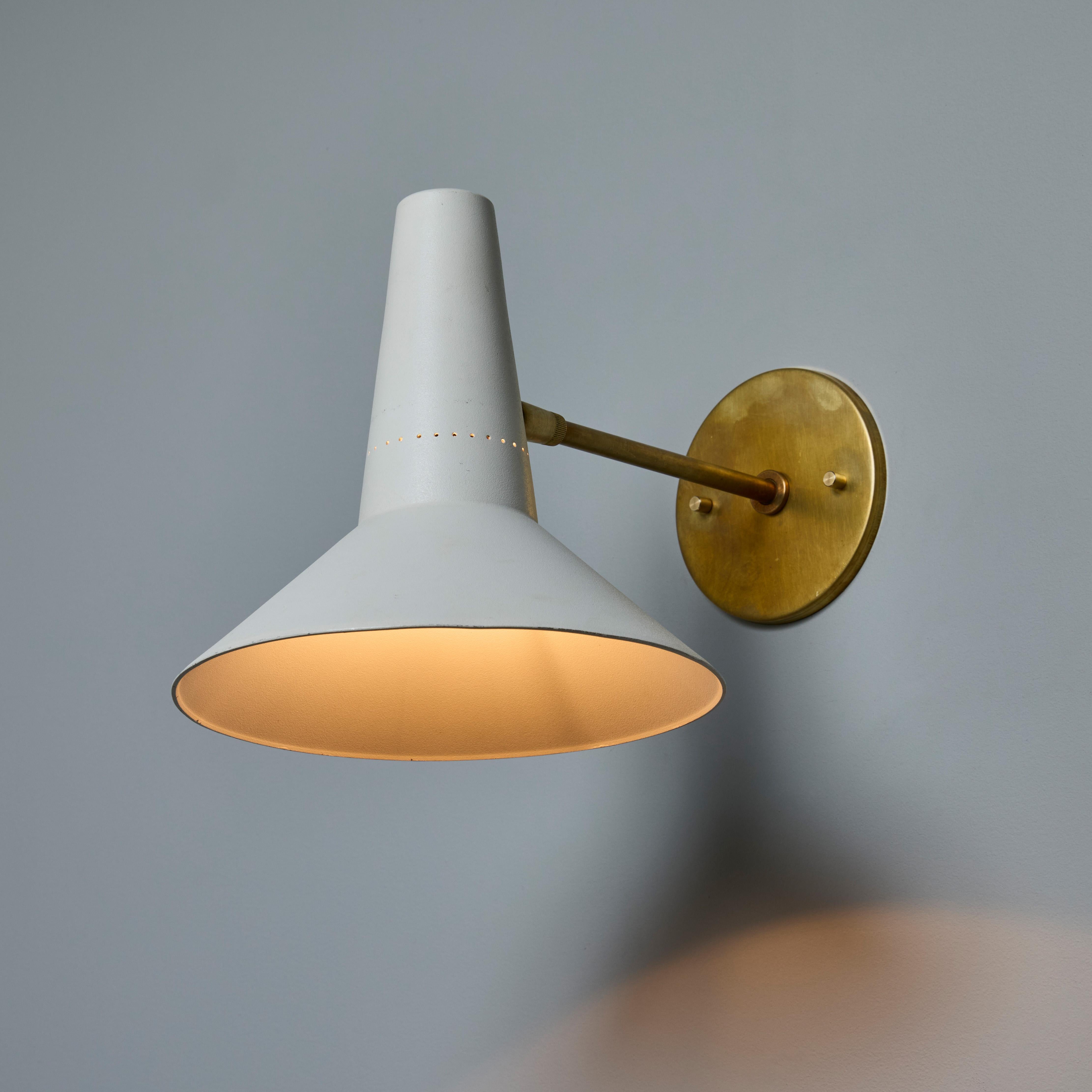 Pair of Large 1950s Giuseppe Ostuni Articulating Arm Sconces for O-Luce For Sale 11