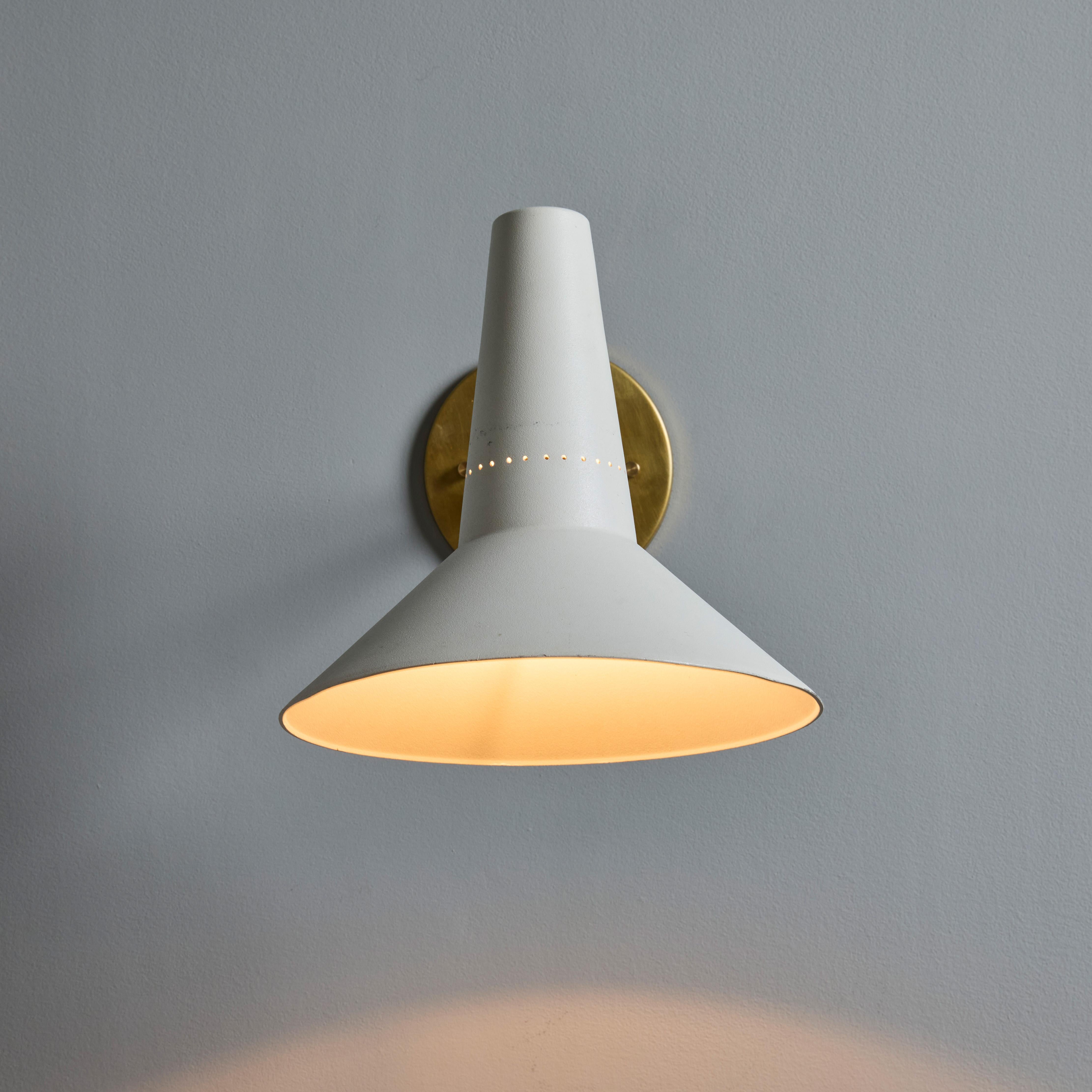 Pair of Large 1950s Giuseppe Ostuni Articulating Arm Sconces for O-Luce For Sale 1