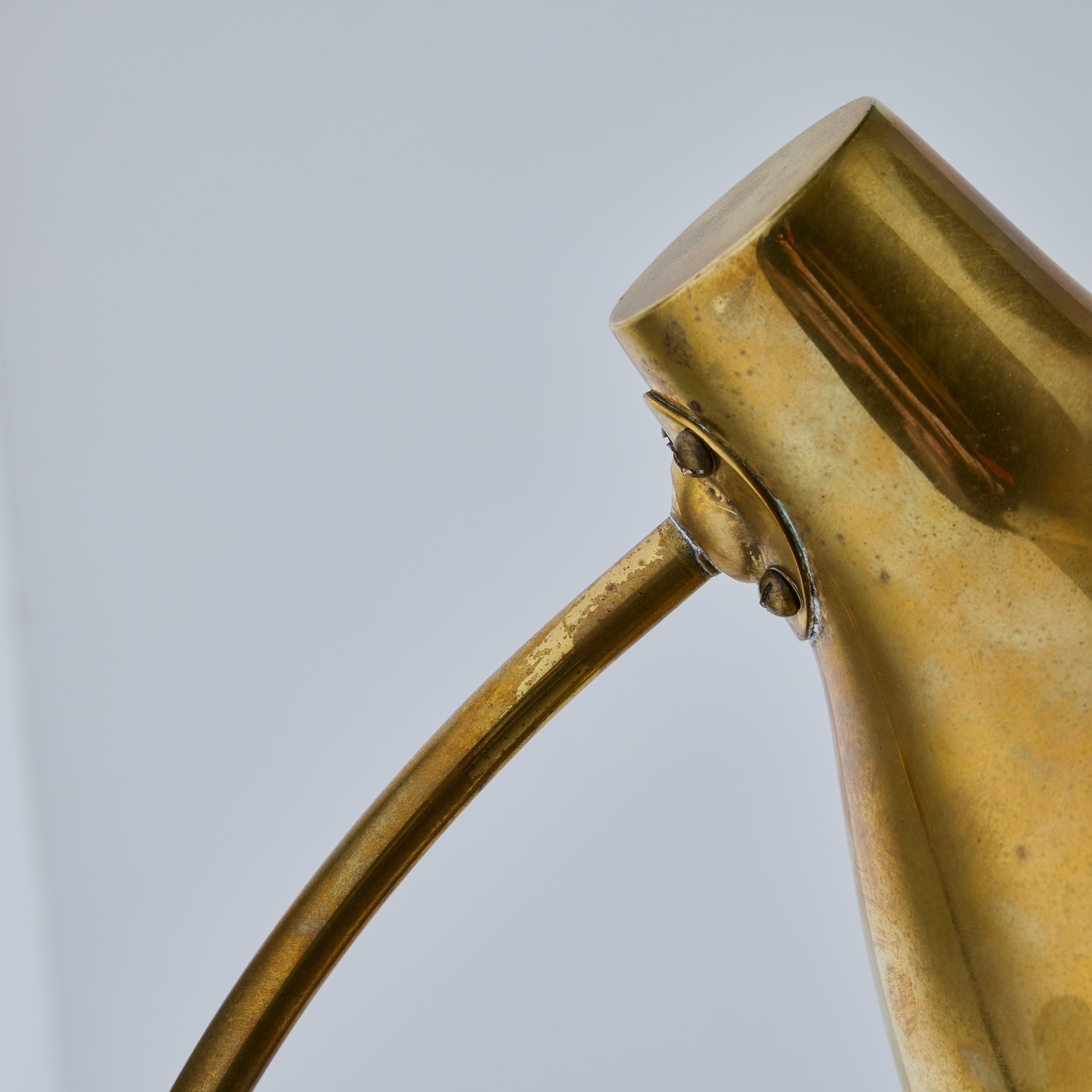 Pair of Large 1950s Lisa Johansson Pape #3055 Brass Wall Lamps for Stockmann For Sale 10