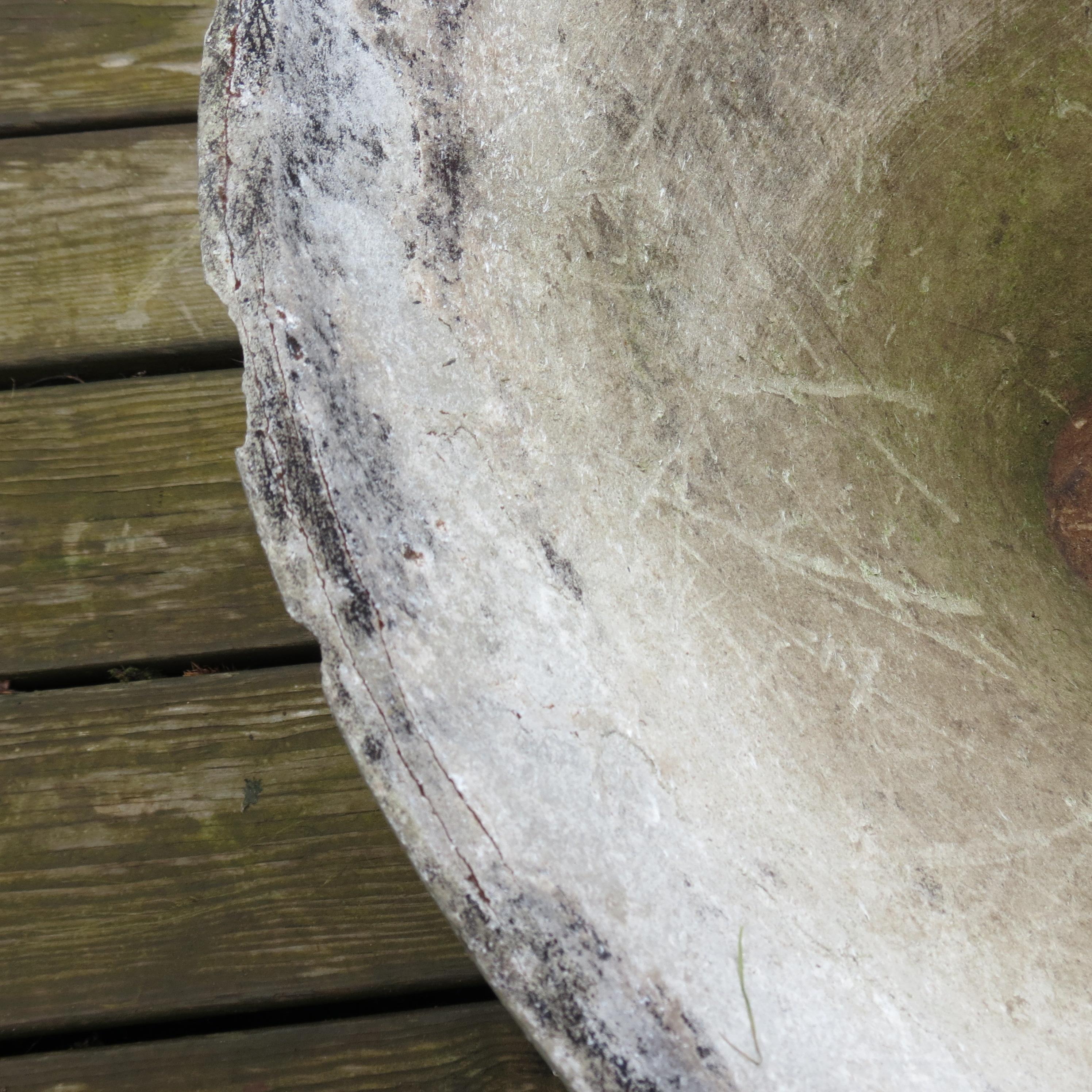 20th Century Pair of Large 1960s Conical Concrete Fibre Garden Planters Florastone Willy Guhl