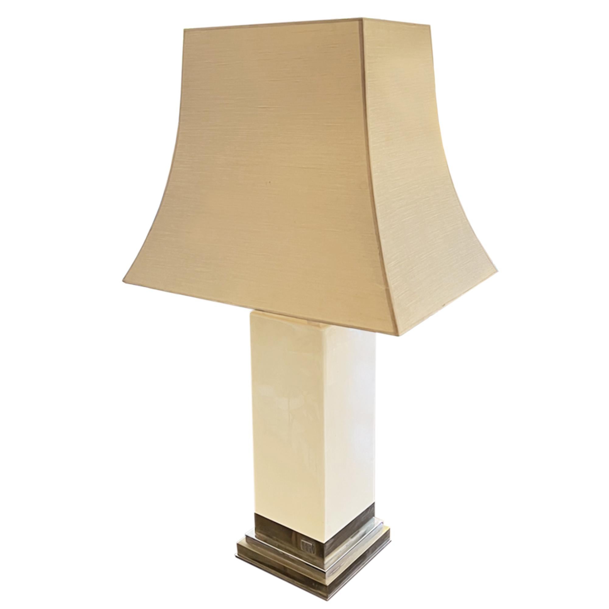 Pair of Large 1970s French Table Lamps by Jean-Claude Mahey In Good Condition In London, GB