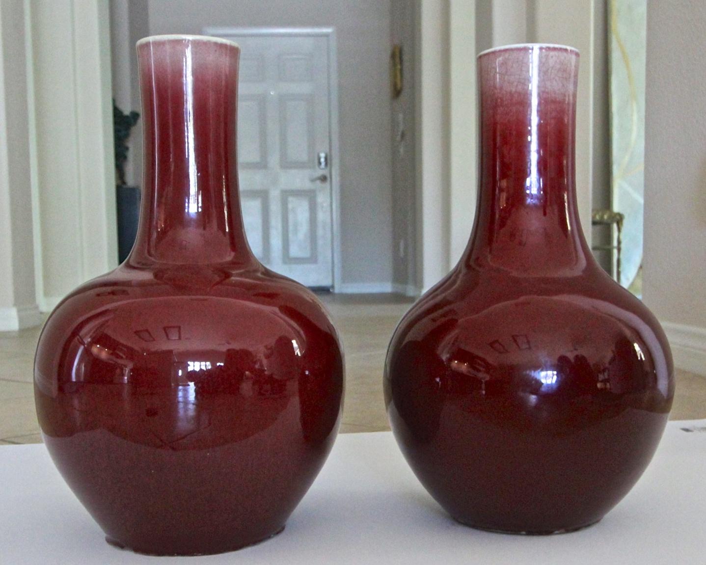 chinese oxblood vase