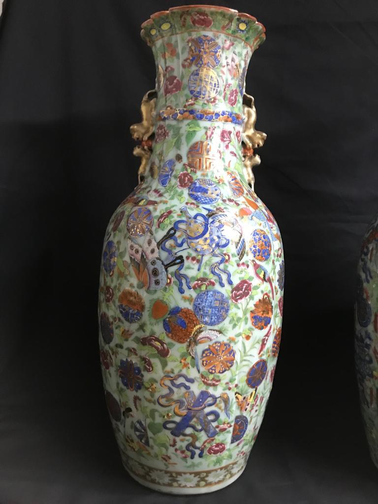 20th Century Pair of Large 19th Century Chinese Vases For Sale