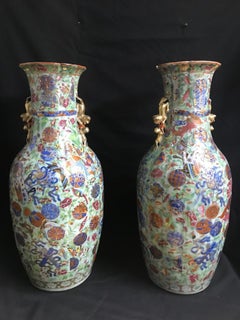 Pair of Large 19th Century Chinese Vases