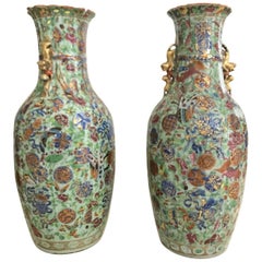 Pair of Large 19th Century Chinese Vases