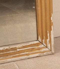 Pair of Large 19th Century French Gilt Bistro Mirrors