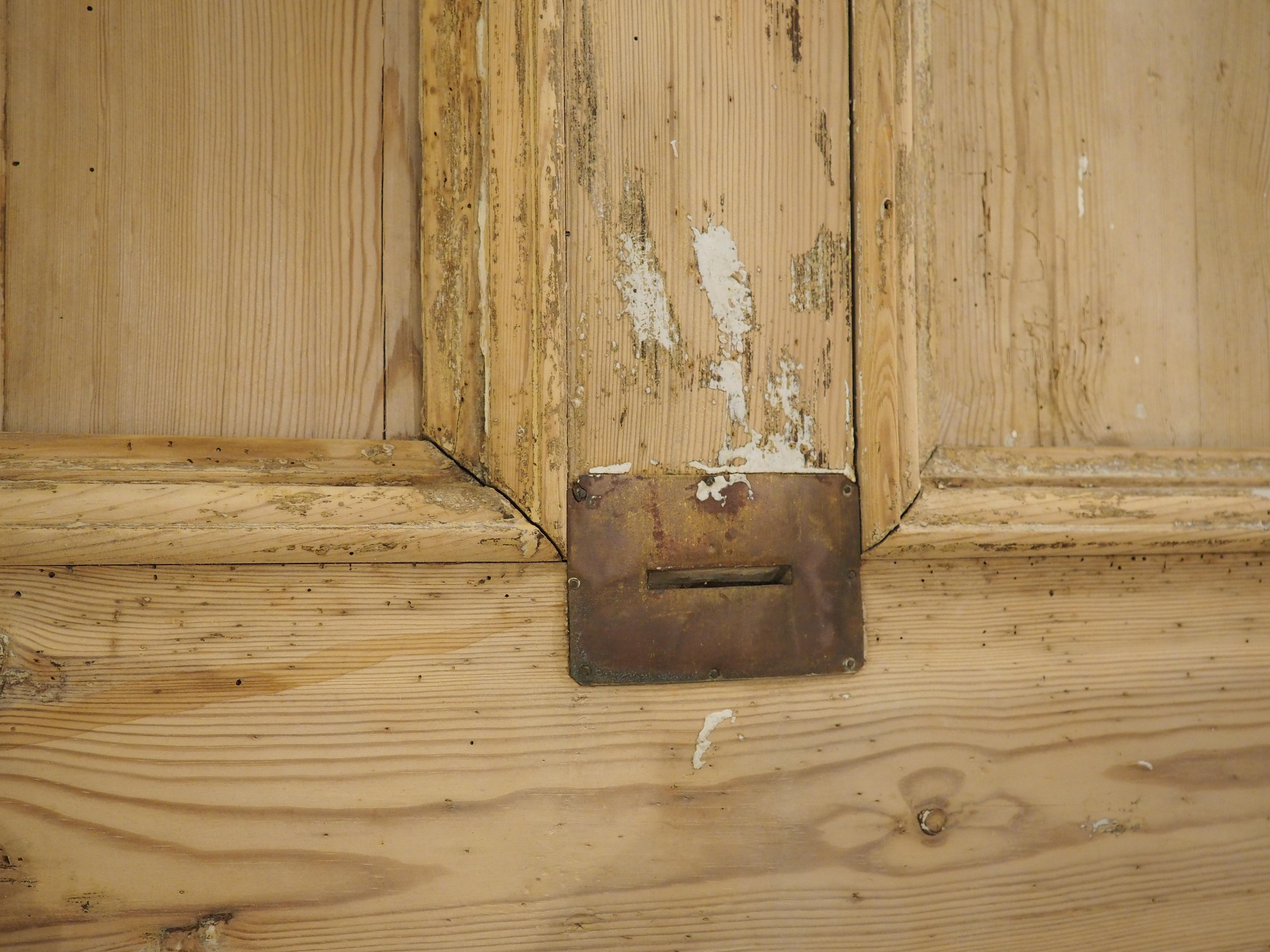 Pair of Large 19th Century French Gothic Style Doors in Carved Pine 6