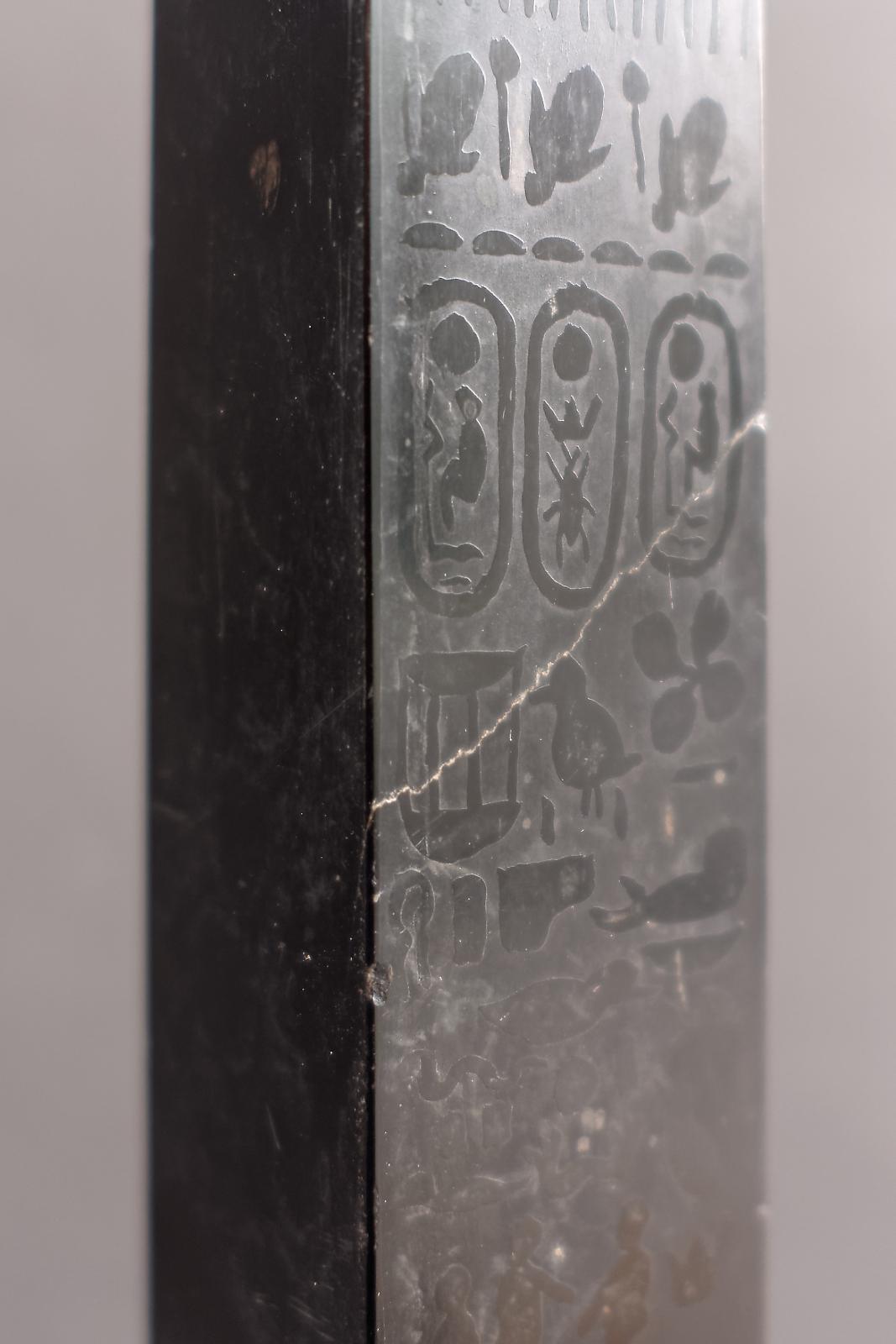 Pair of Large 19th Century Italian Grand Tour Black Marble Nero Antico Obelisks In Good Condition For Sale In Worpswede / Bremen, DE