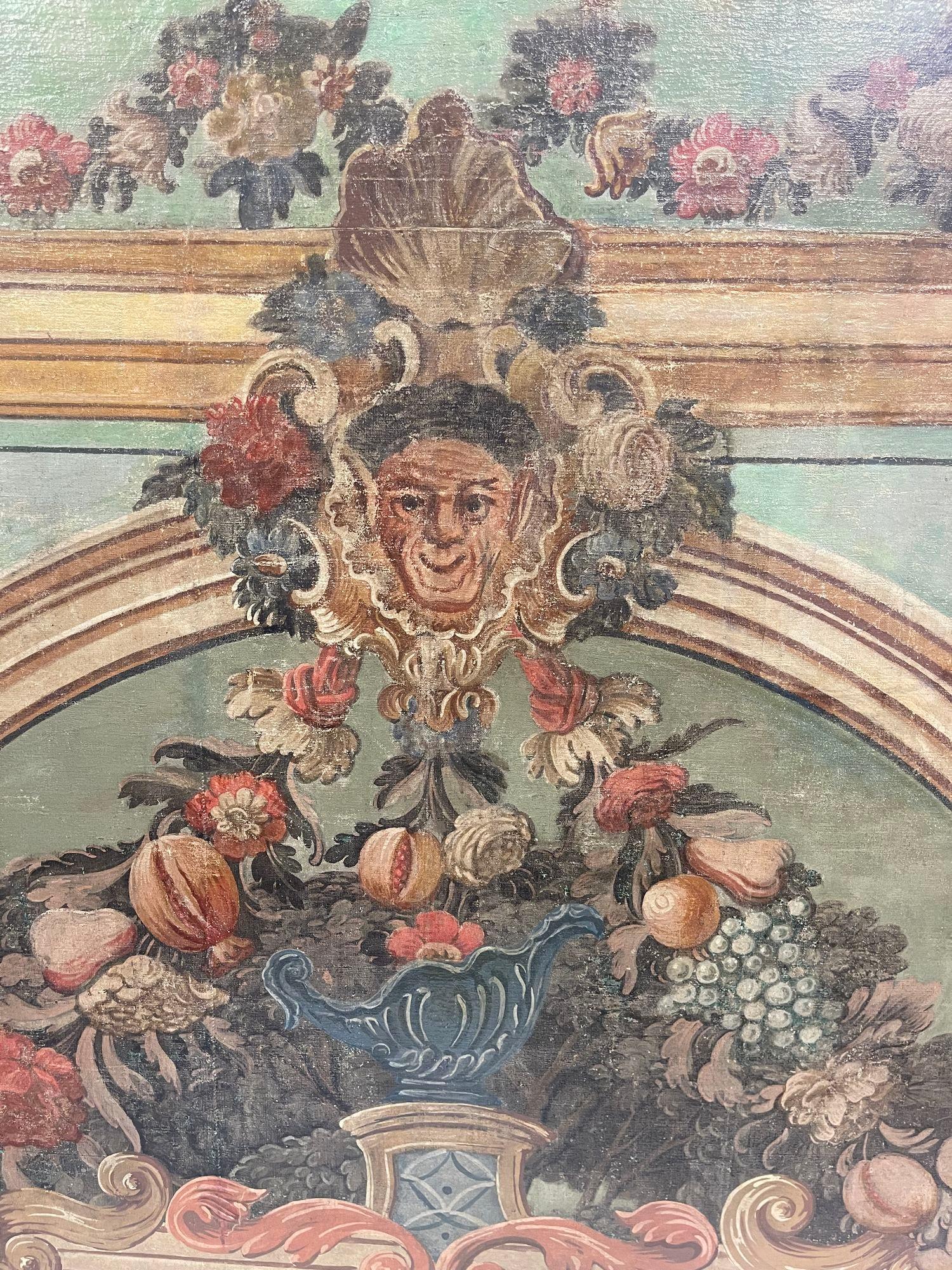Pareja de grandes cuadros de escuela italiana del siglo XIX en Bueno estado para la venta en Los Angeles, CA