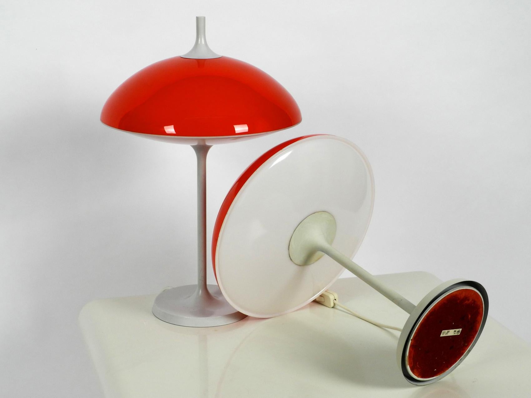 Pair of Large 1960s Pop Art Space Age Table Lamp by Temde Made in Switzerland 3