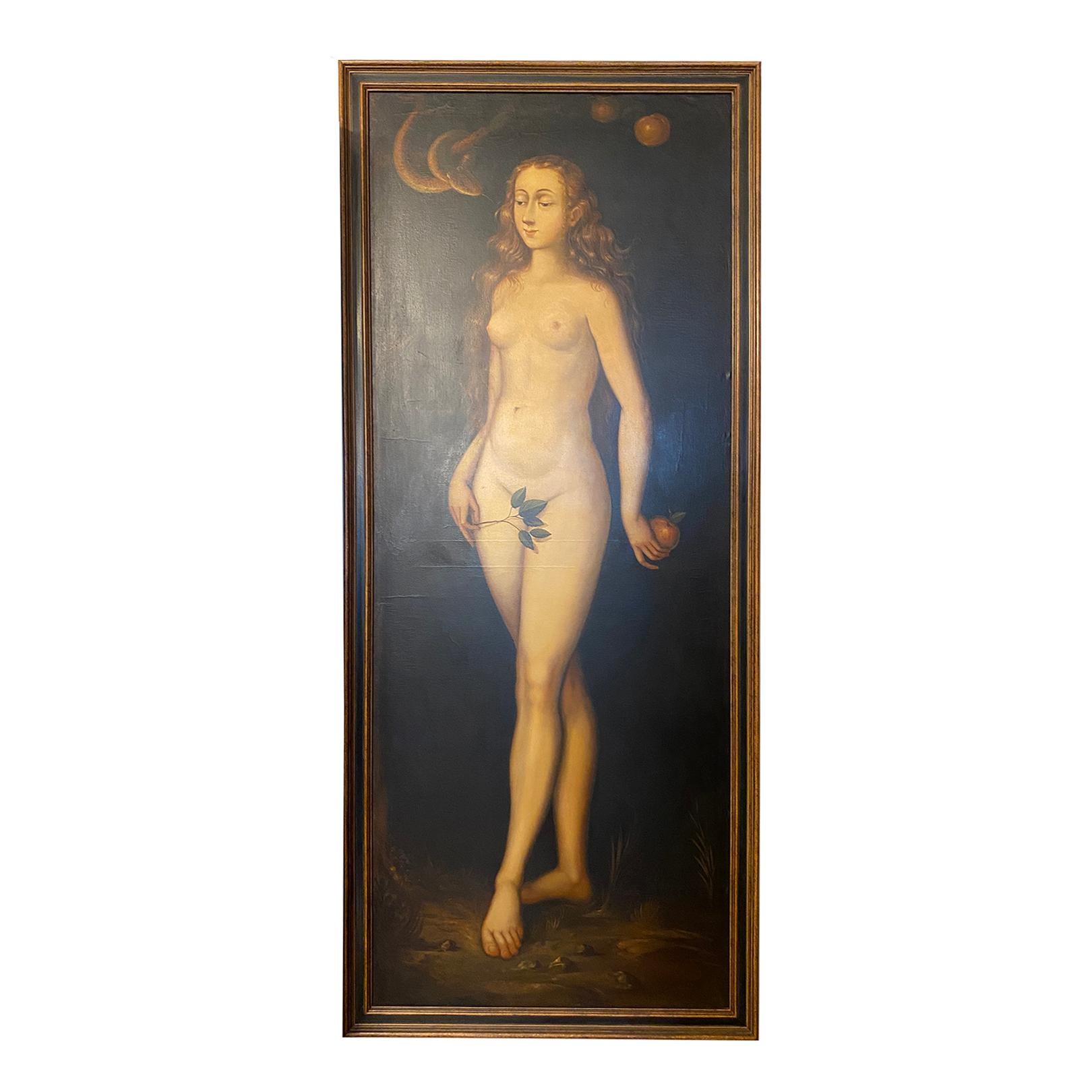 A pair of circa 1940's Dutch paintings on canvas.

Measurements:
Height: 74.5